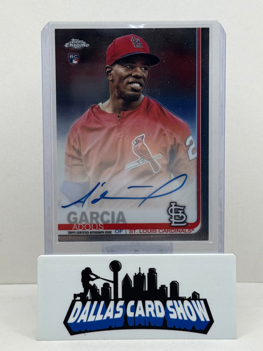 2019 Topps Chrome #RA-AG Adolis Garcia Rookie Autograph