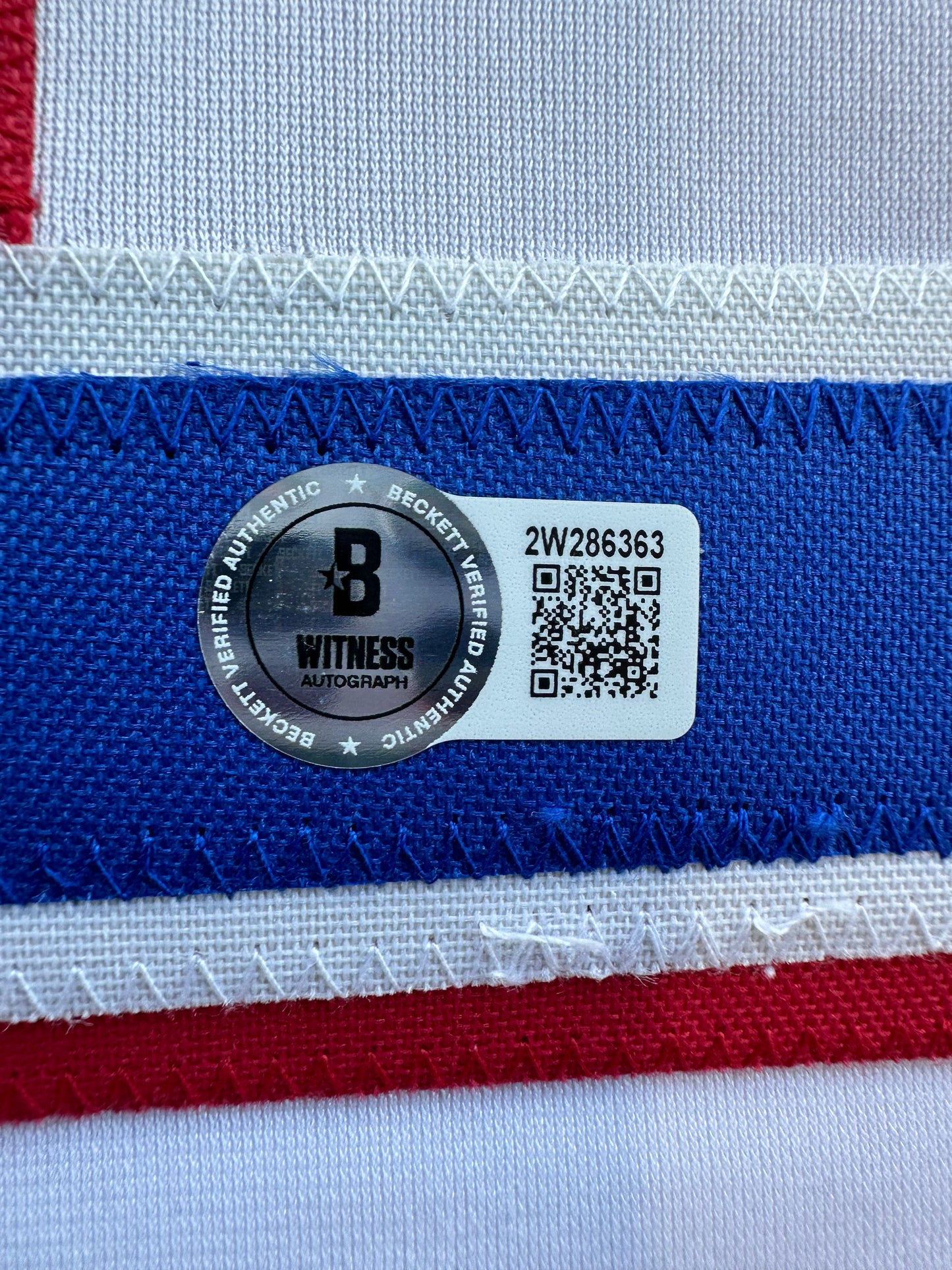 EVAN CARTER TEXAS RANGERS SIGNED Home JERSEY XL BAS COA