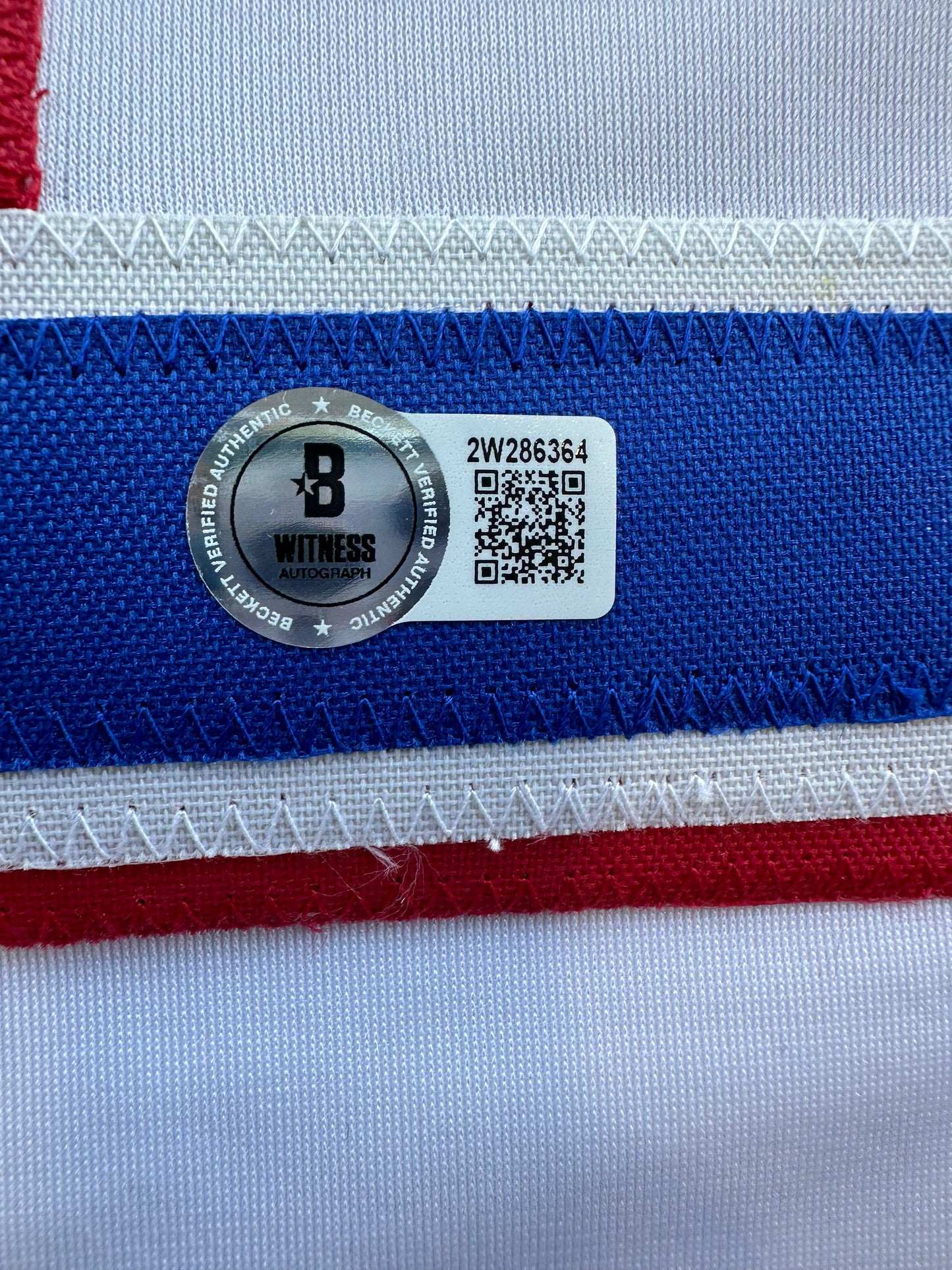 EVAN CARTER TEXAS RANGERS SIGNED Home JERSEY XL BAS COA