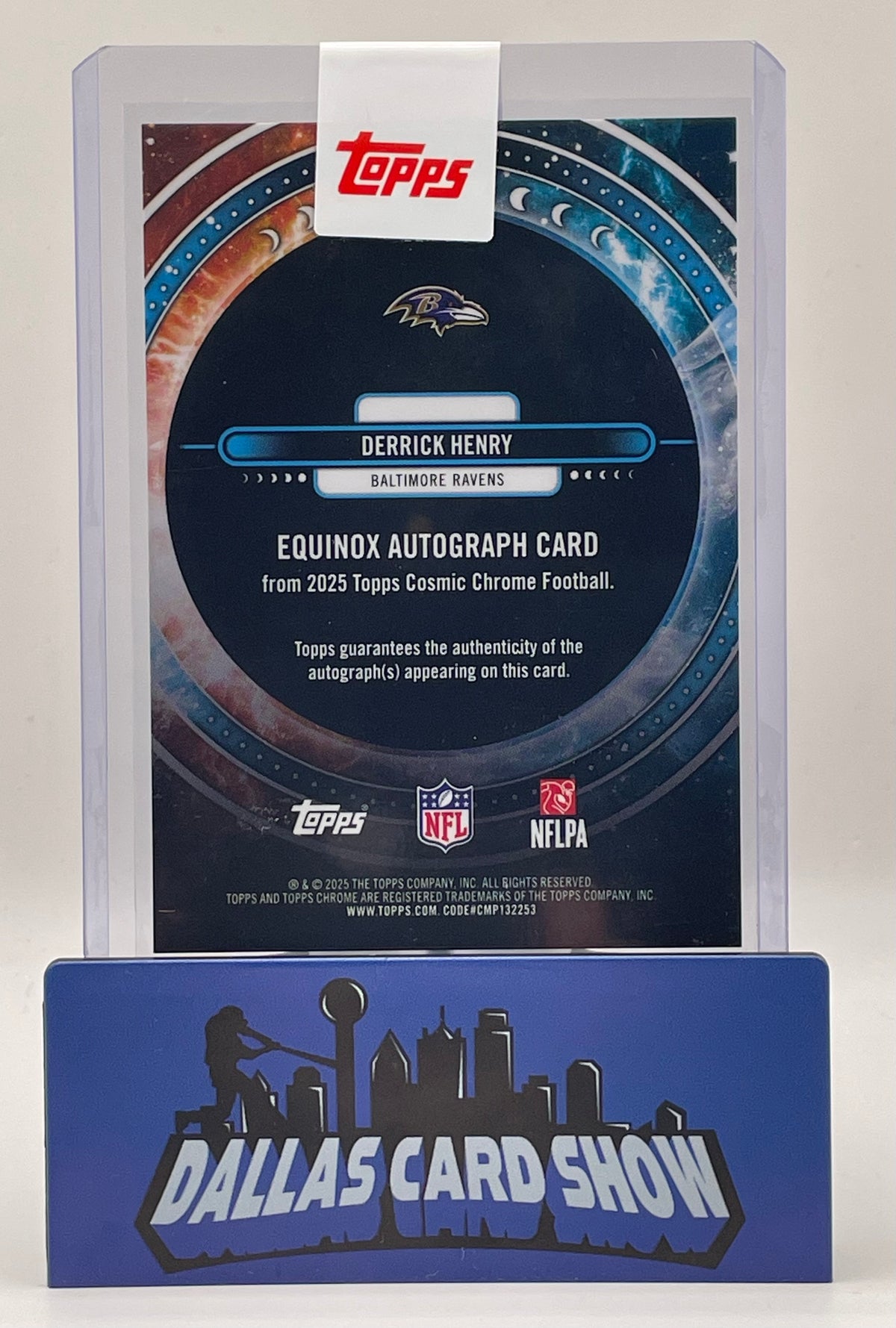 2025 Topps Chrome Cosmic Derrick Henry Gold Equinox Autograph /50