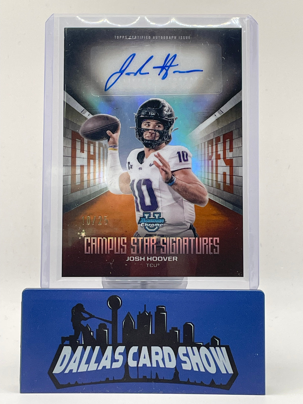 2025 Bowman U Chrome #CSS-JH Josh Hoover Campus Star Signatures /25
