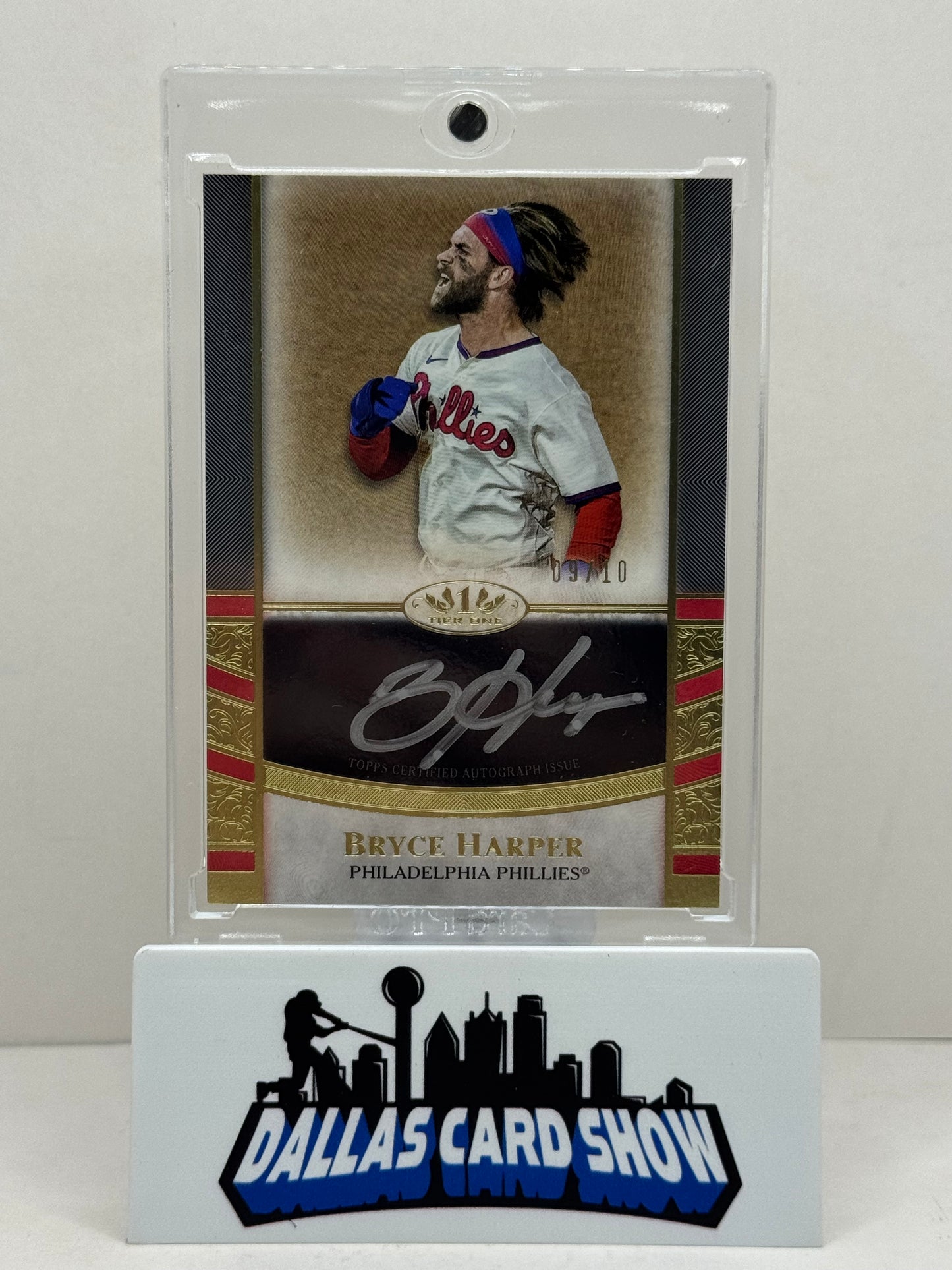 2021 Topps Tier #TIA-BH Bryce Harper Tier One Autograph /10