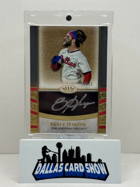 2021 Topps Tier #TIA-BH Bryce Harper Tier One Autograph /10