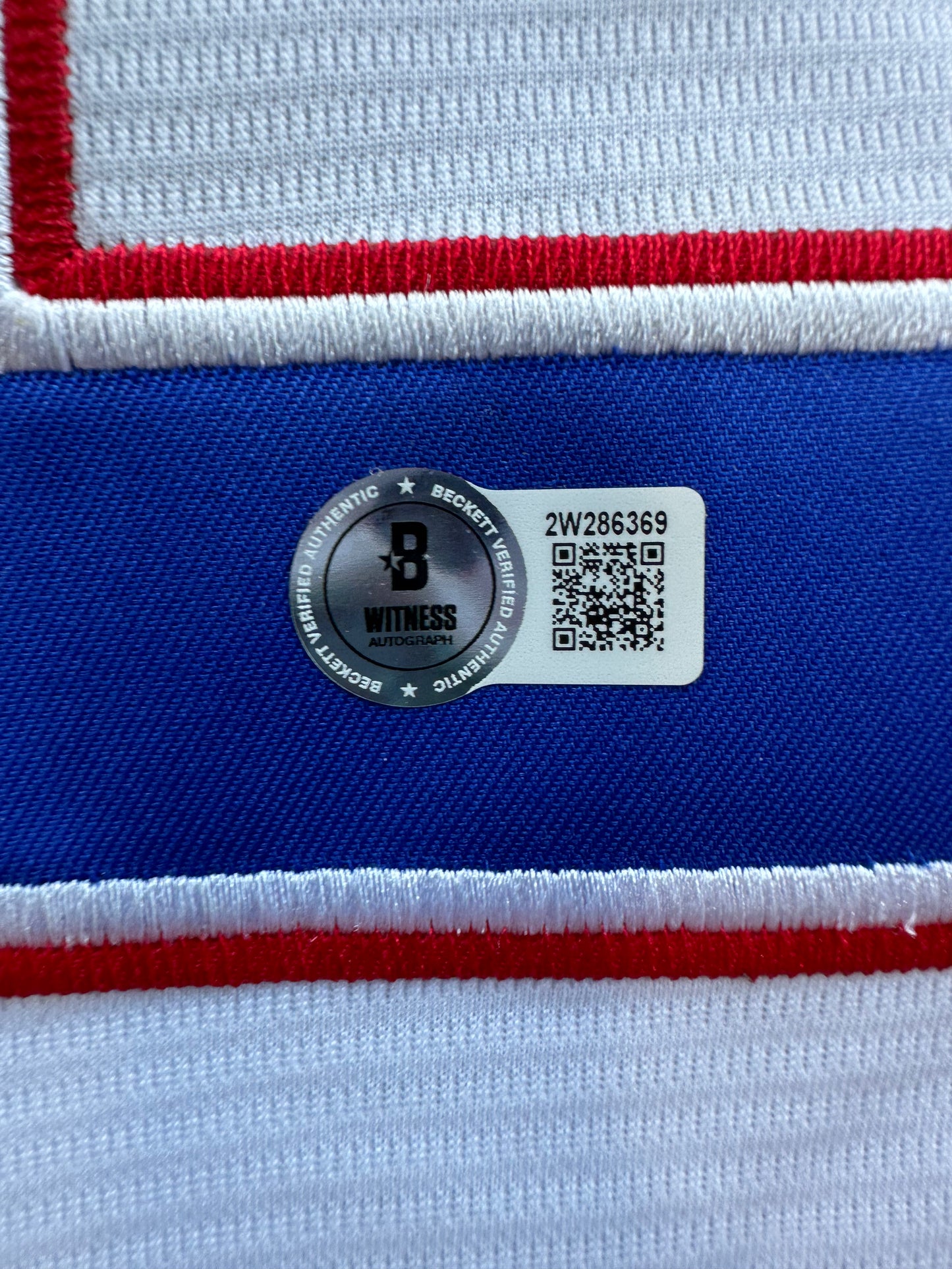 EVAN CARTER TEXAS RANGERS SIGNED Home JERSEY XL BAS COA