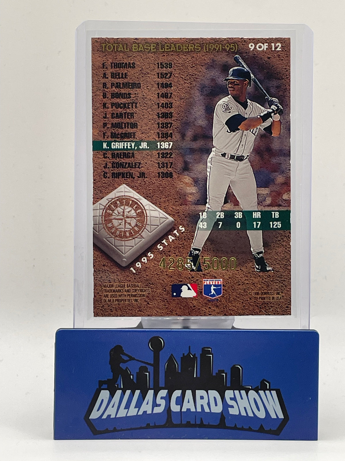 1996 Leaf #9 Ken Griffey Jr. Total Bases /5000