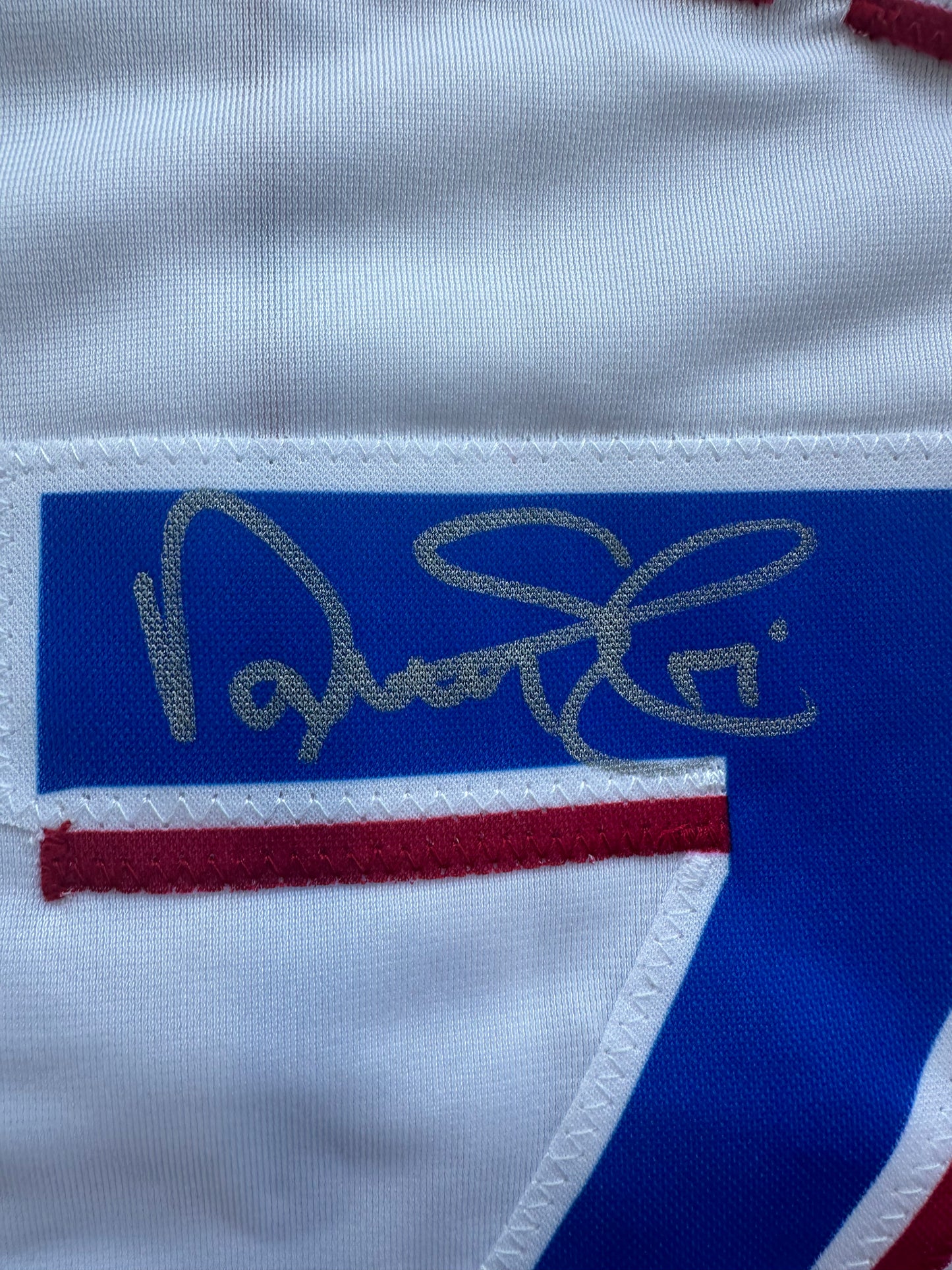 NATHAN EOVALDI TEXAS RANGERS SIGNED Home JERSEY XL BAS COA