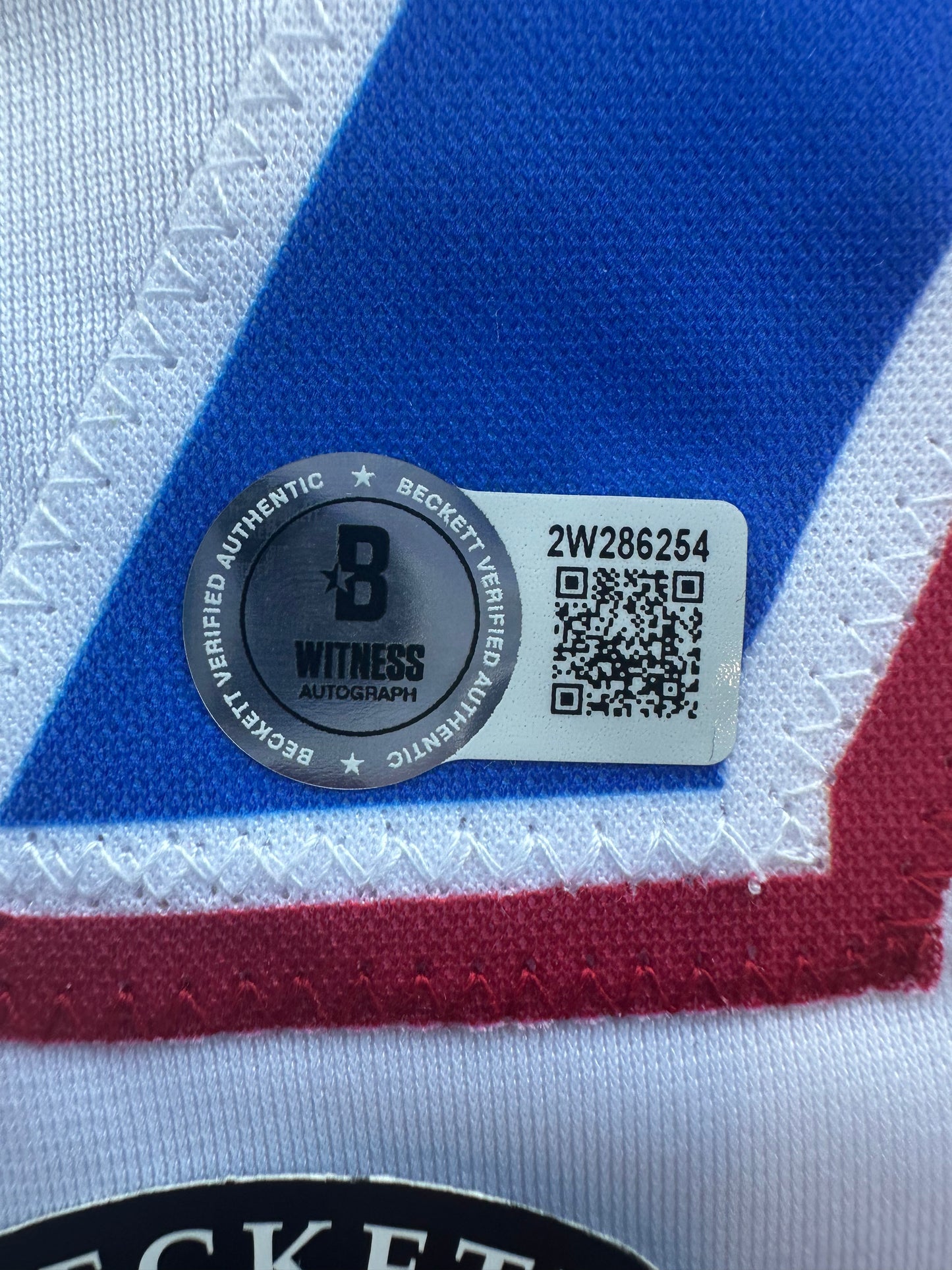 NATHAN EOVALDI TEXAS RANGERS SIGNED Home JERSEY XL BAS COA