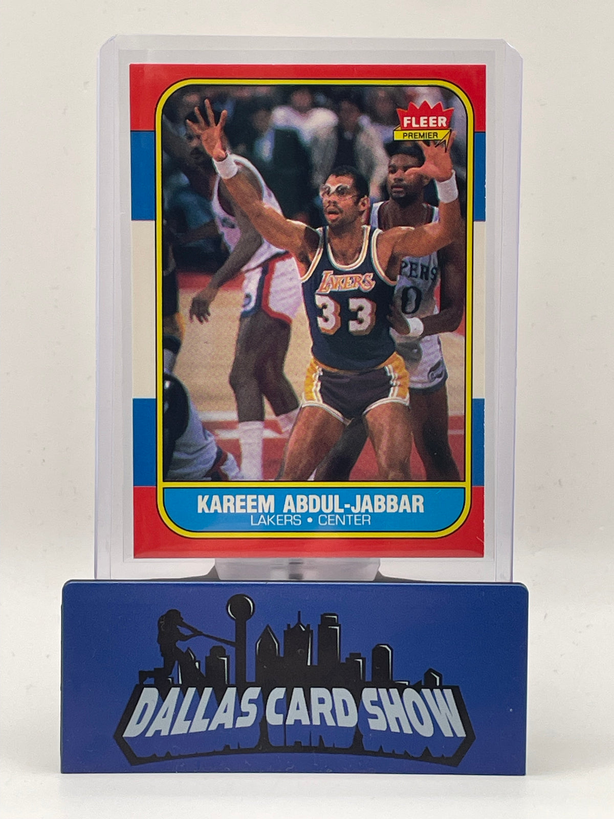 1986 Fleer #1 Kareem Abdul-Jabbar Los Angeles Lakers