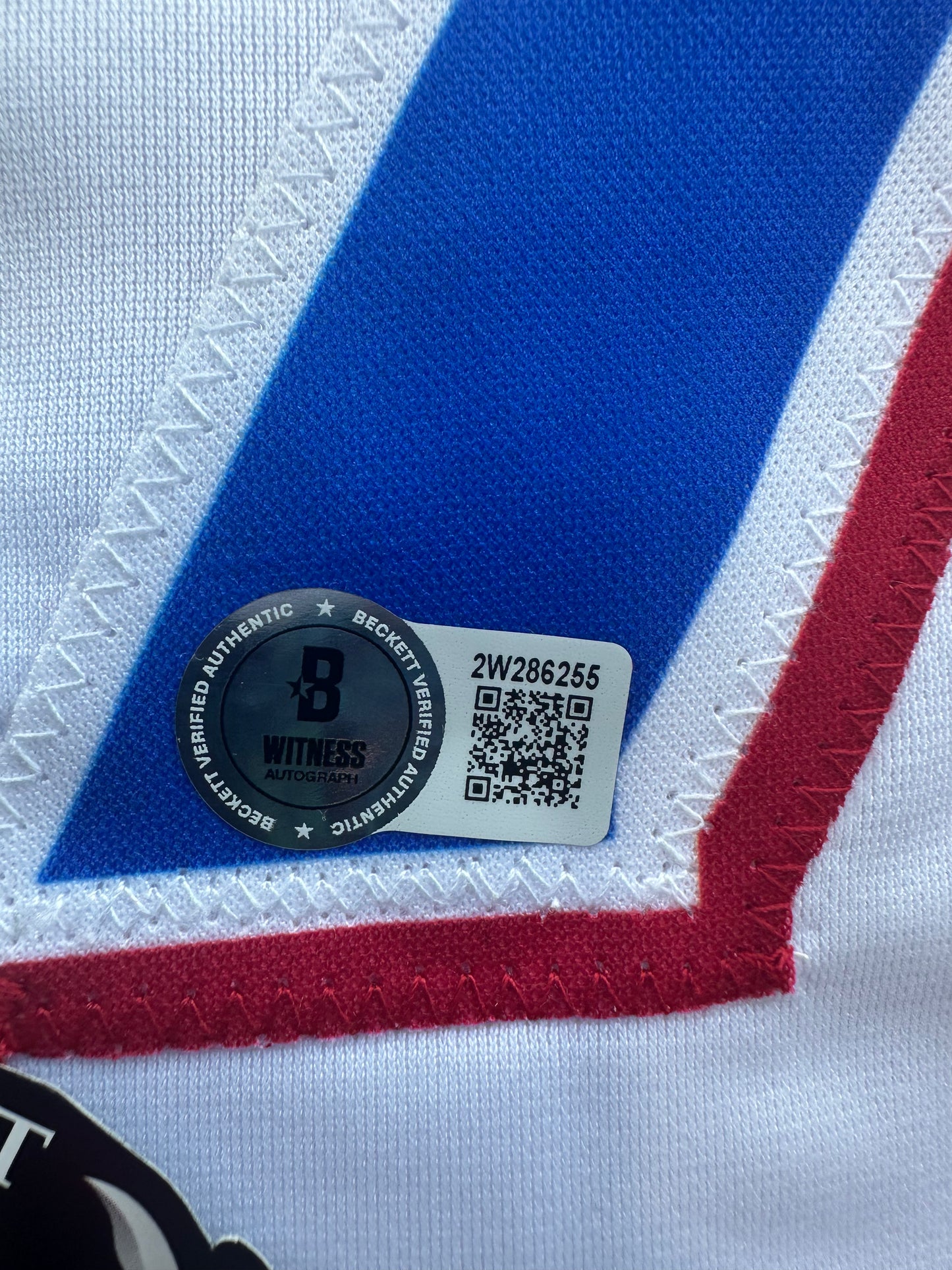 NATHAN EOVALDI TEXAS RANGERS SIGNED Home JERSEY XL BAS COA