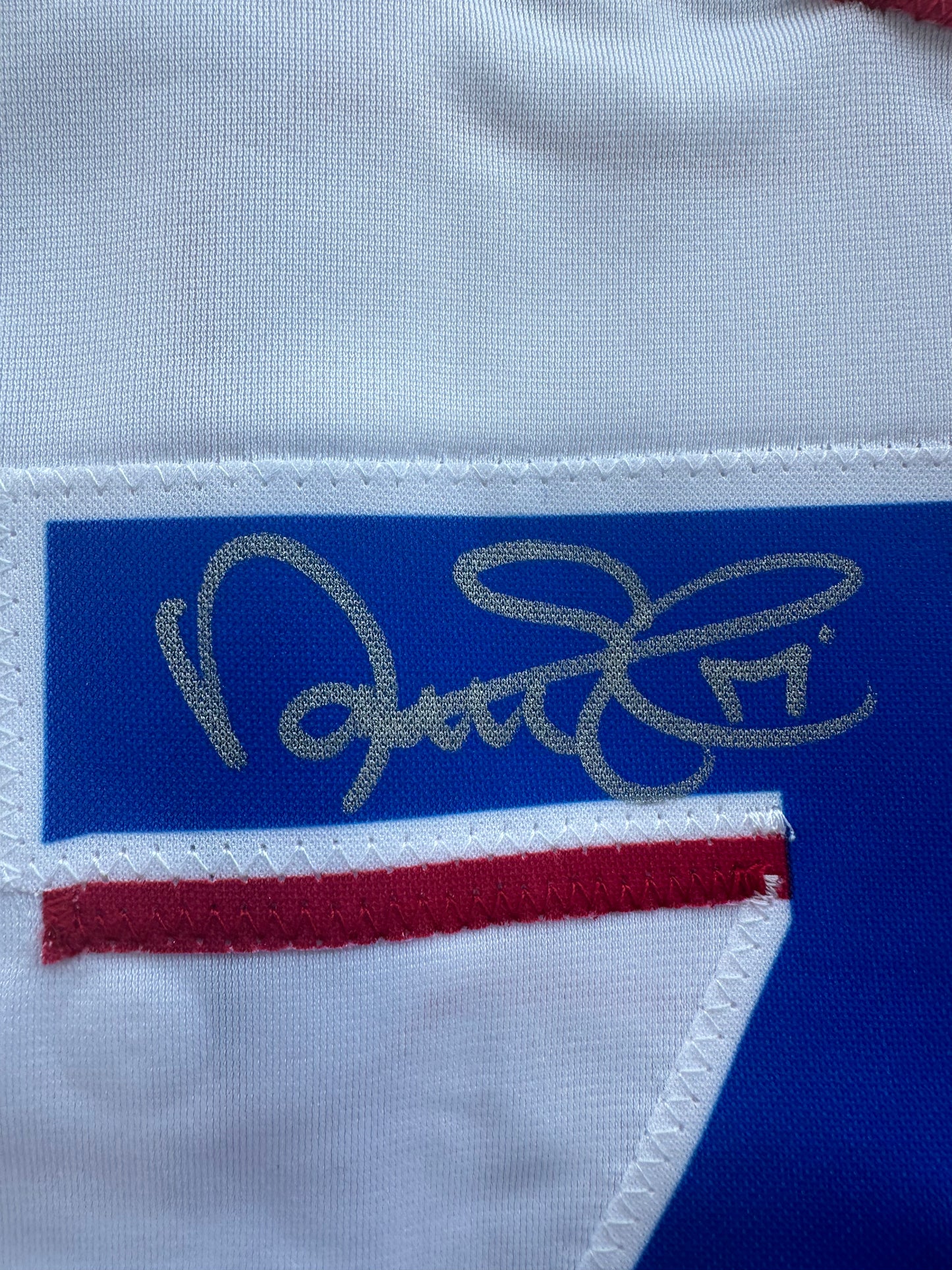 NATHAN EOVALDI TEXAS RANGERS SIGNED Home JERSEY XL BAS COA