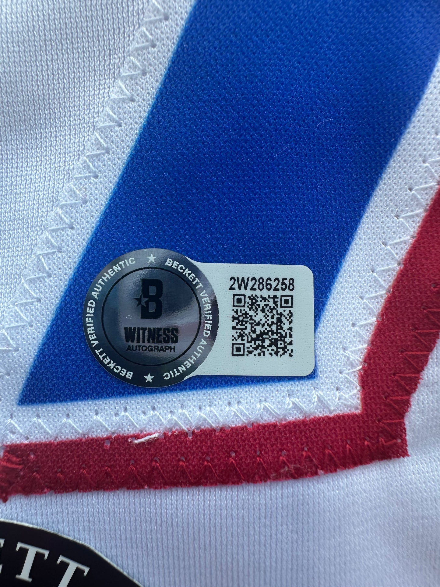 NATHAN EOVALDI TEXAS RANGERS SIGNED Home JERSEY XL BAS COA