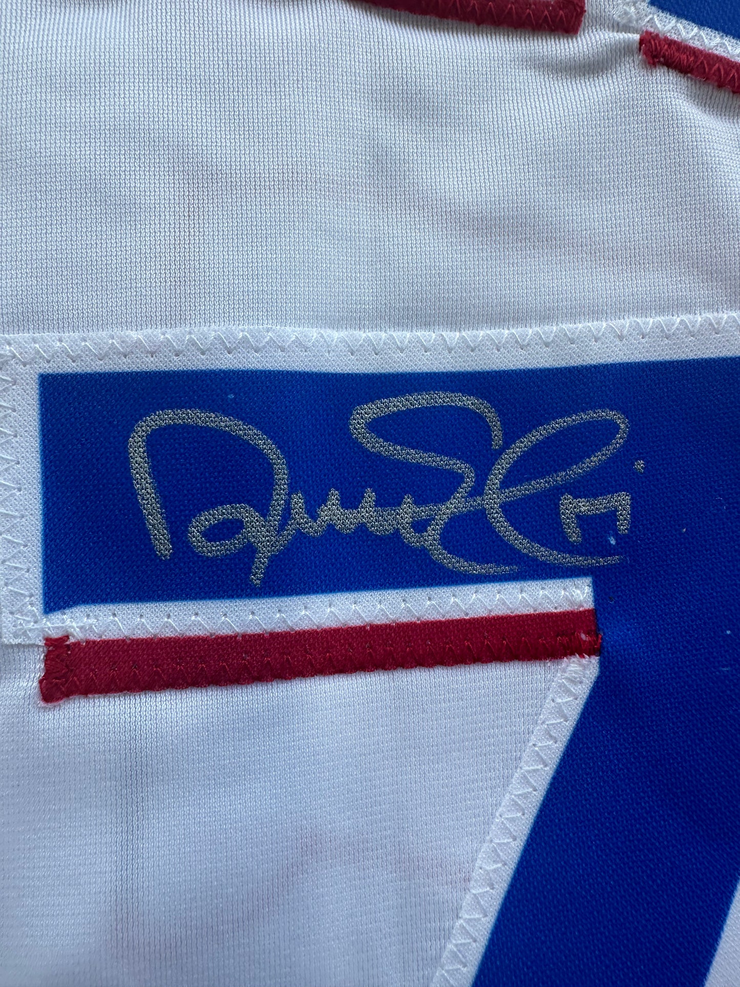 NATHAN EOVALDI TEXAS RANGERS SIGNED Home JERSEY XL BAS COA