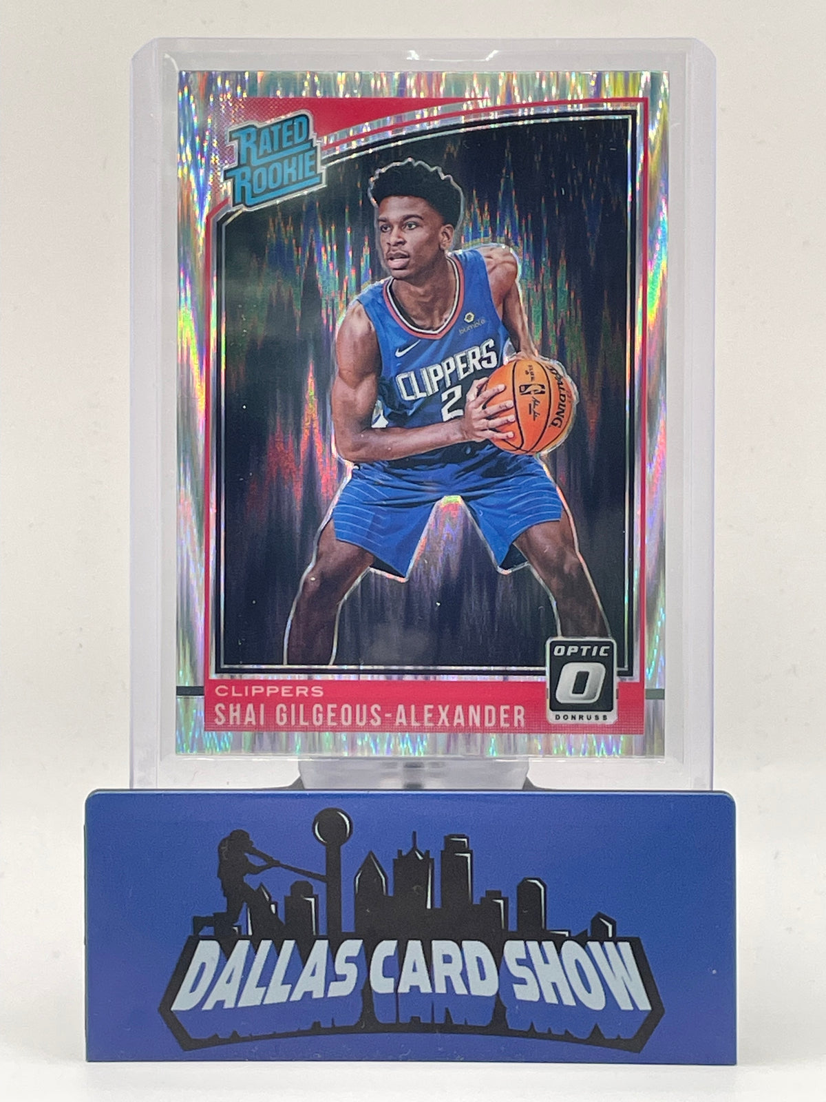 2018 Panini Optic #162 Shai Gilgeous-Alexander Shock Rated Rookie RC