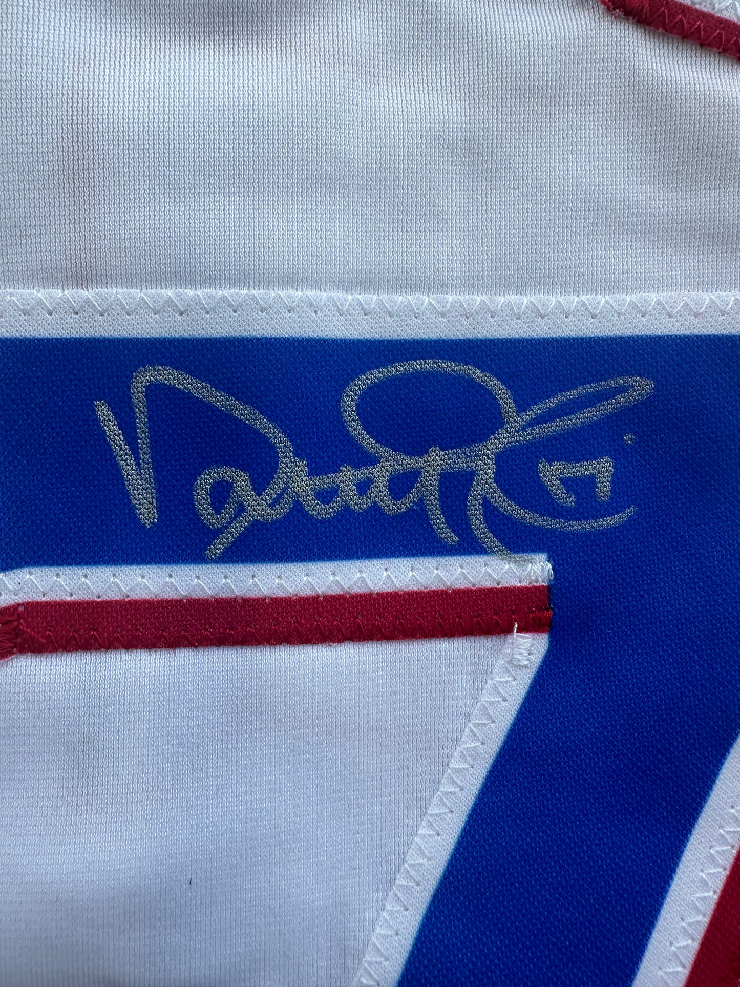 NATHAN EOVALDI TEXAS RANGERS SIGNED Home JERSEY XL BAS COA