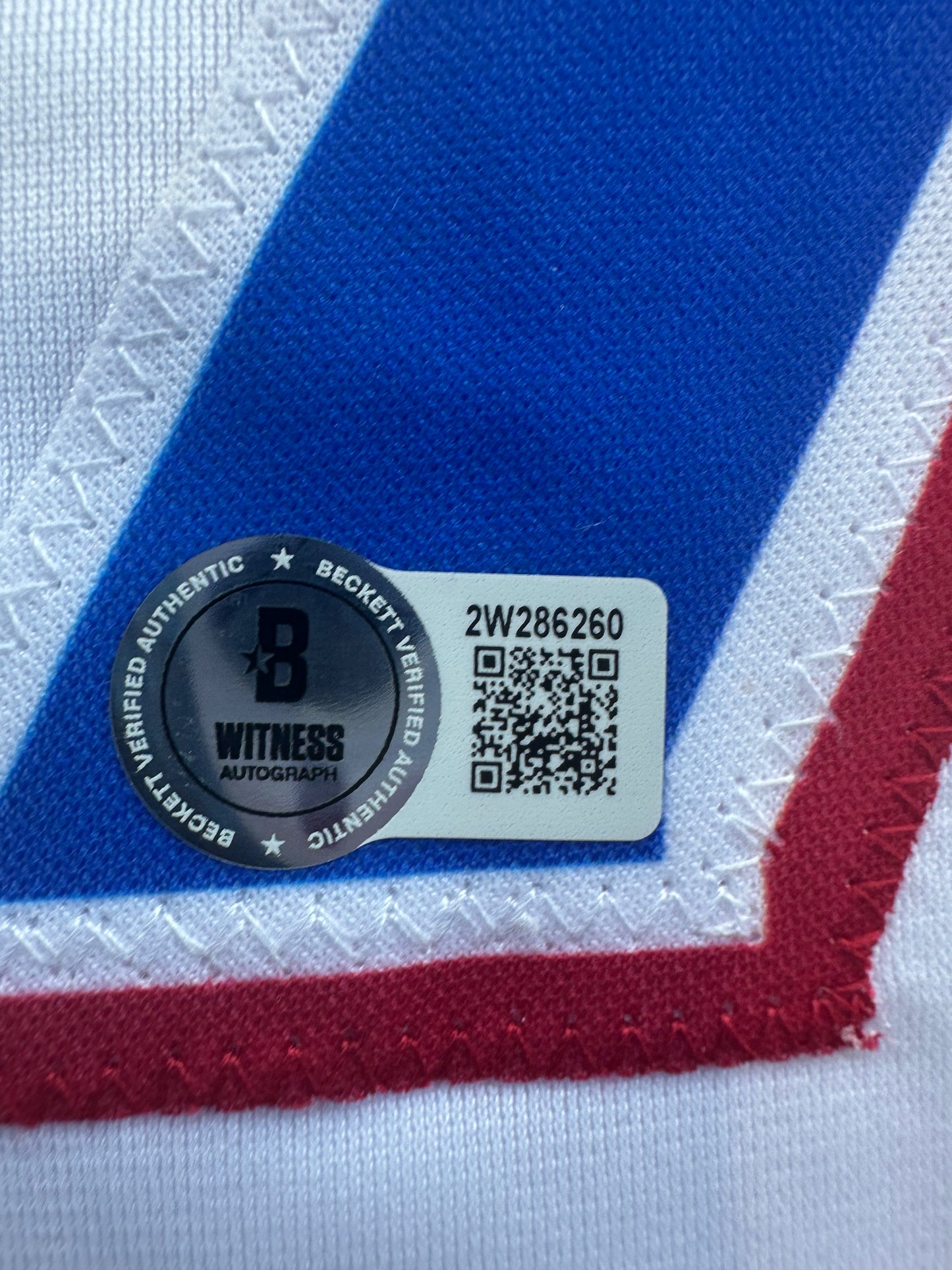 NATHAN EOVALDI TEXAS RANGERS SIGNED Home JERSEY XL BAS COA