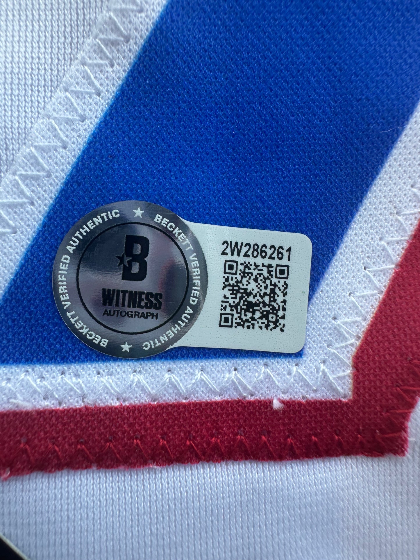 NATHAN EOVALDI TEXAS RANGERS SIGNED Home JERSEY XL BAS COA