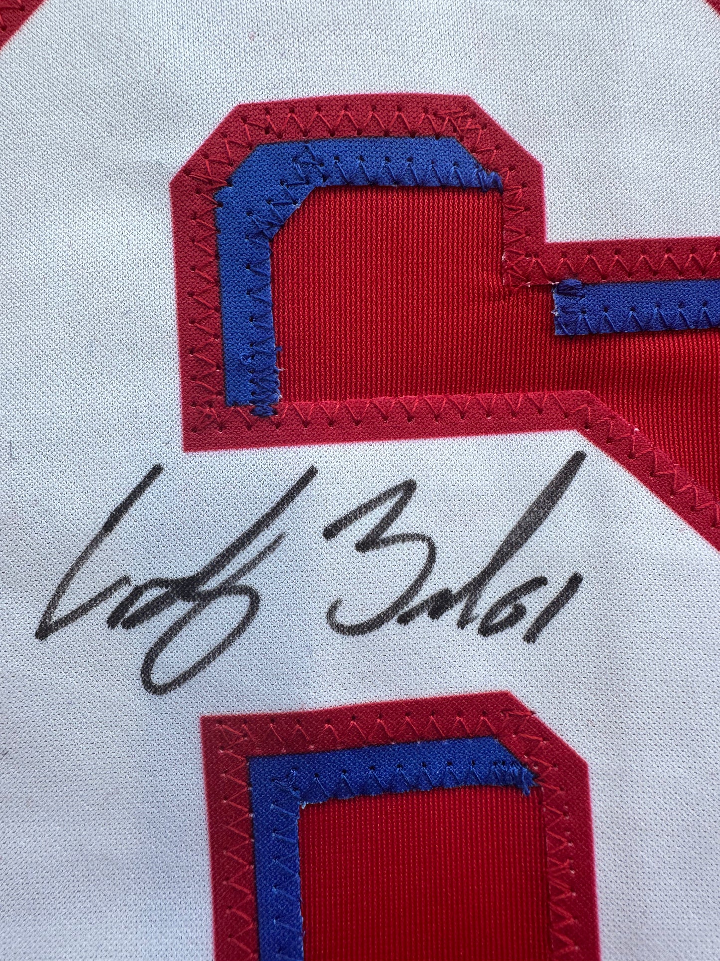 CODY BRADFORD TEXAS RANGERS SIGNED Red JERSEY XL BAS COA