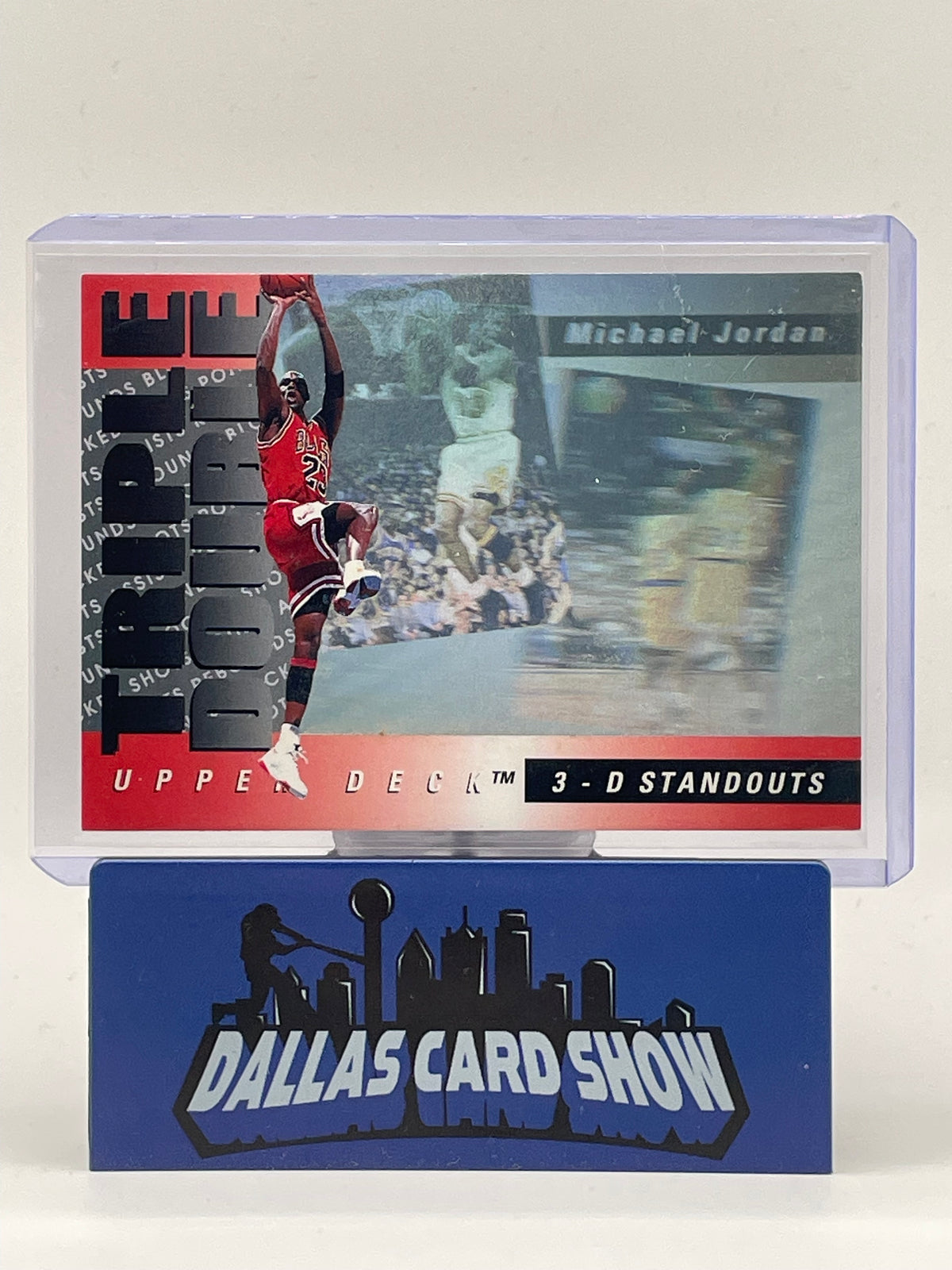 1993 Upper Deck 3-D Standouts #TD2 Michael Jordan Triple Double
