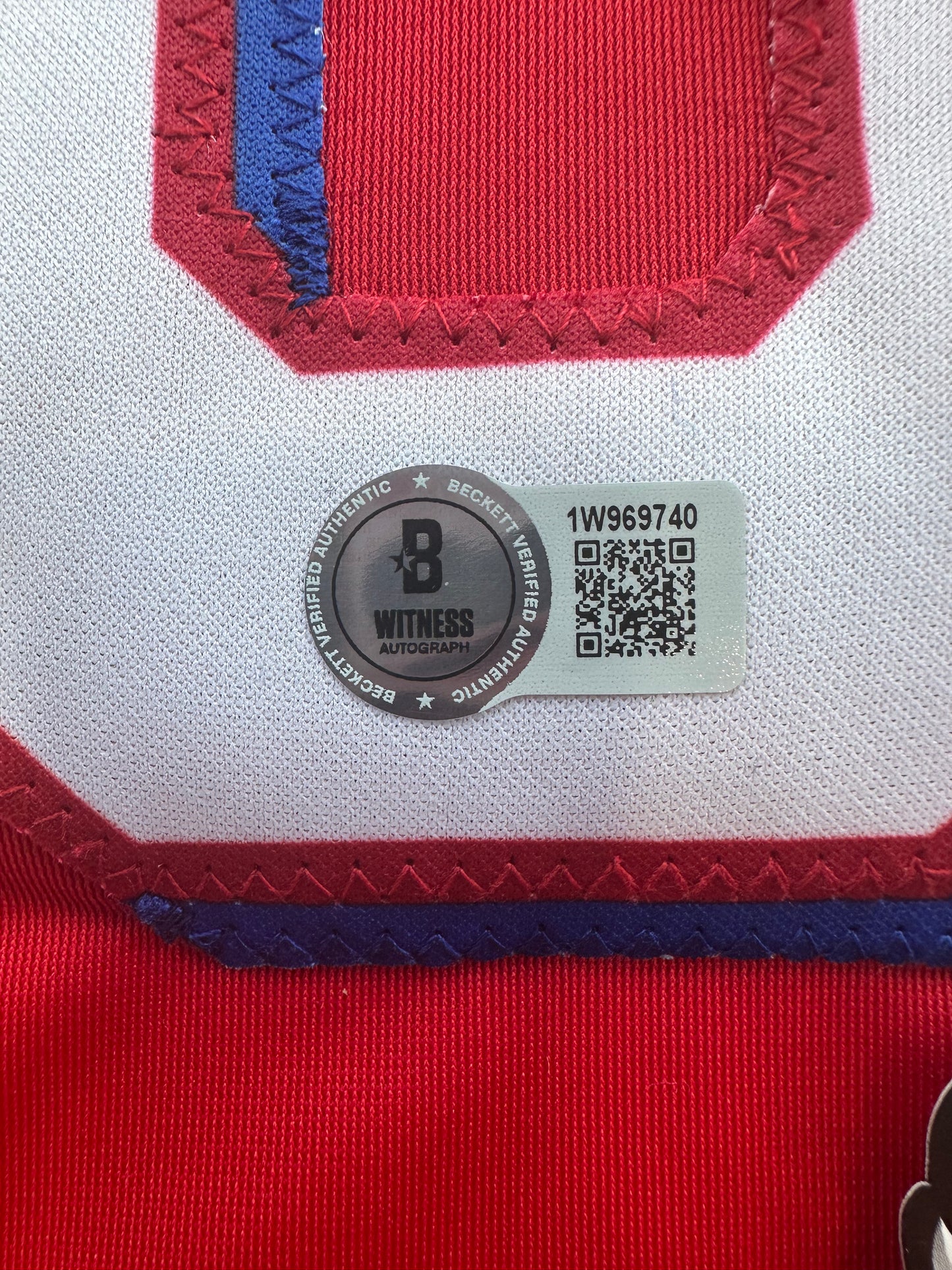 CODY BRADFORD TEXAS RANGERS SIGNED Red JERSEY XL BAS COA