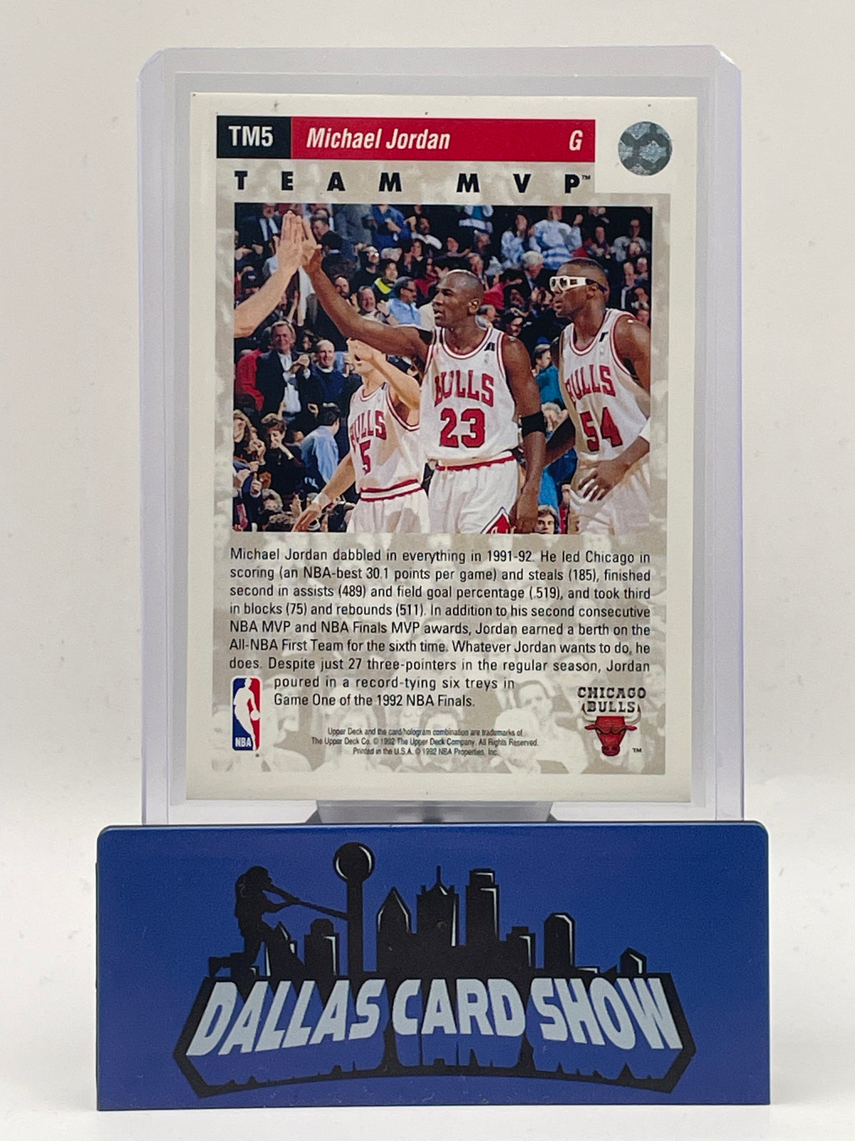 1992-93 Upper Deck #TM5 Michael Jordan Team MVP