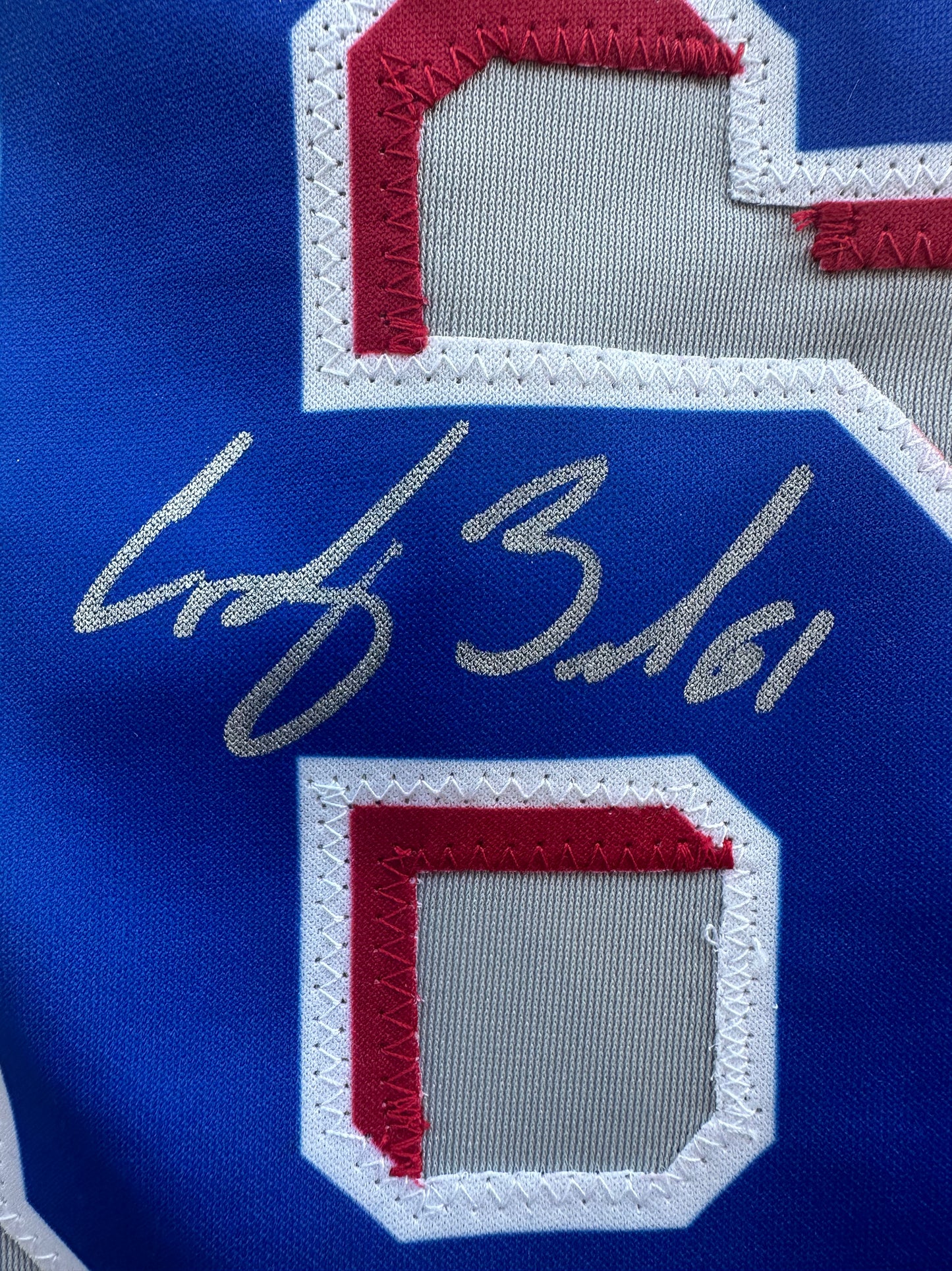 CODY BRADFORD TEXAS RANGERS SIGNED Grey JERSEY XL BAS COA