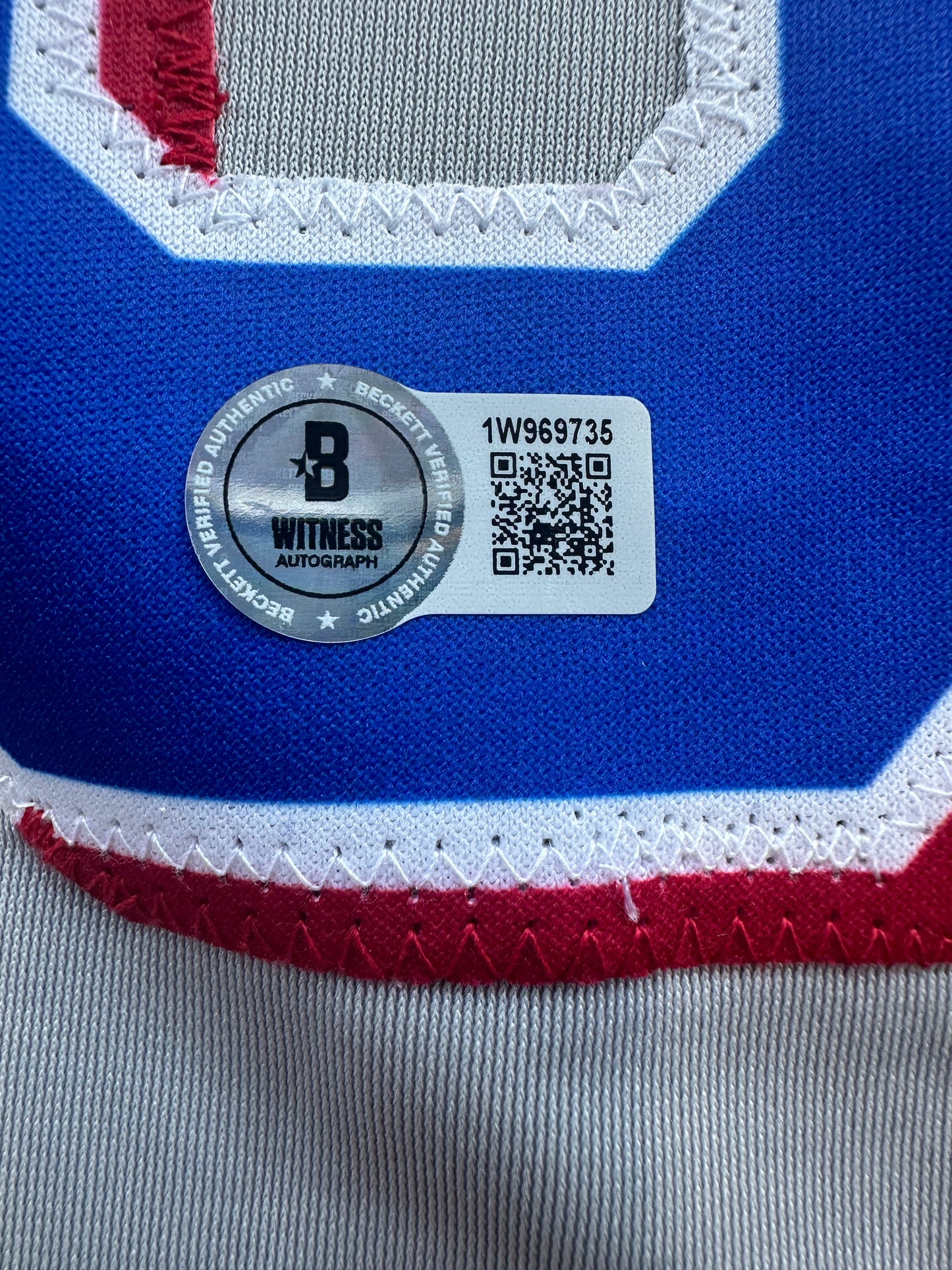 CODY BRADFORD TEXAS RANGERS SIGNED Grey JERSEY XL BAS COA