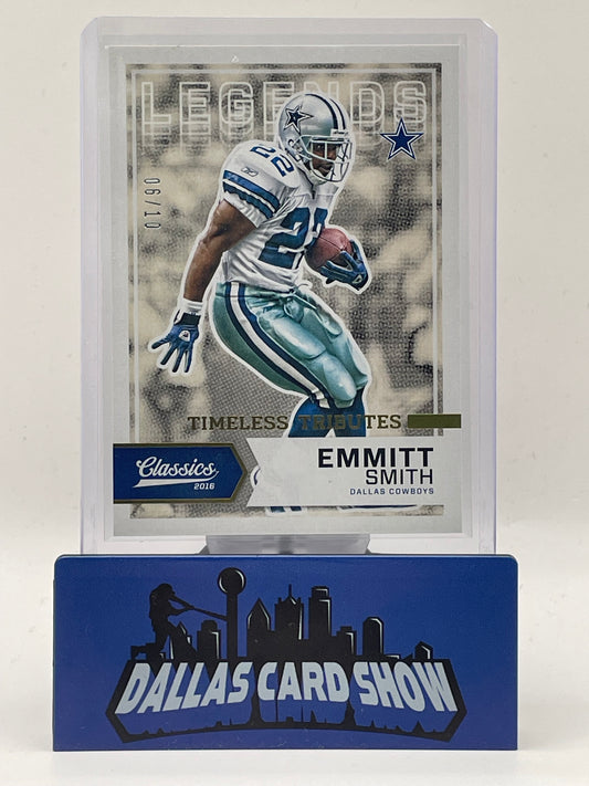 2016 Classics #114 Emmitt Smith Timeless Tributes /10
