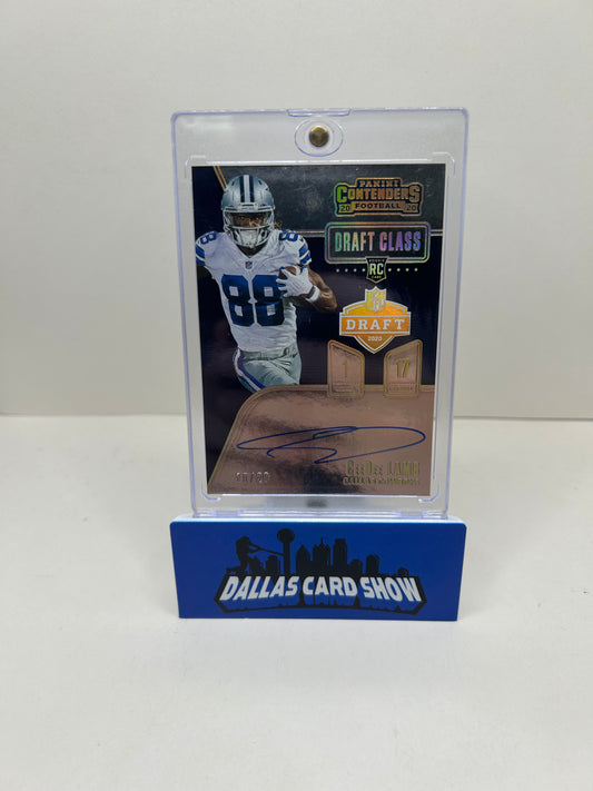 2020 Panini Contenders CeeDee Lamb Draft Class GOLD Auto RC SP /20