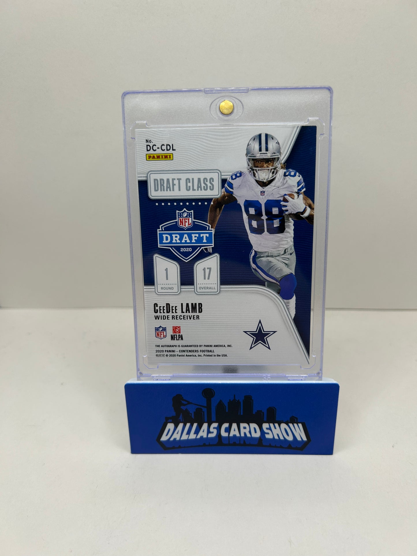 2020 Panini Contenders CeeDee Lamb Draft Class GOLD Auto RC SP /20