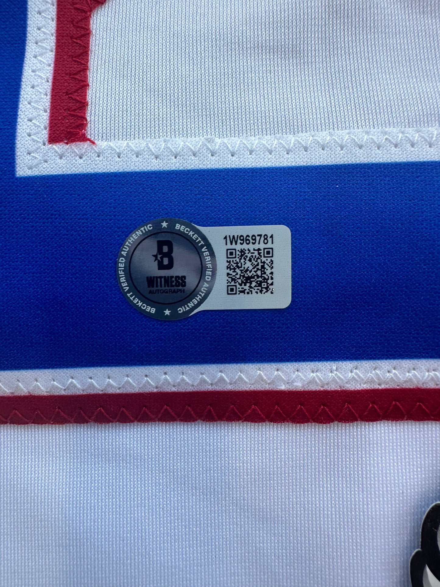 EZEQUIEL DURAN TEXAS RANGERS SIGNED White JERSEY XL BAS COA