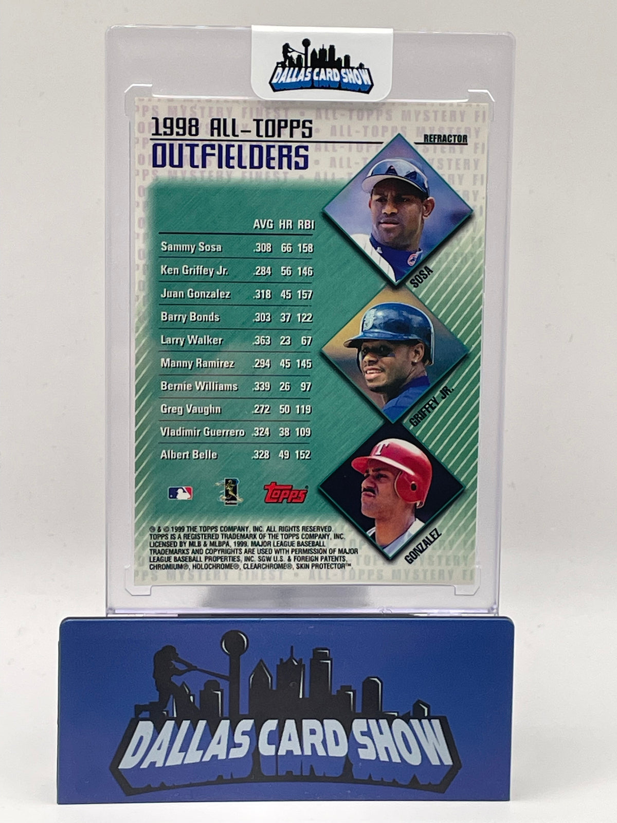 1999 Topps Finest Ken Griffey Jr. All-Time Mystery Finest Refractor
