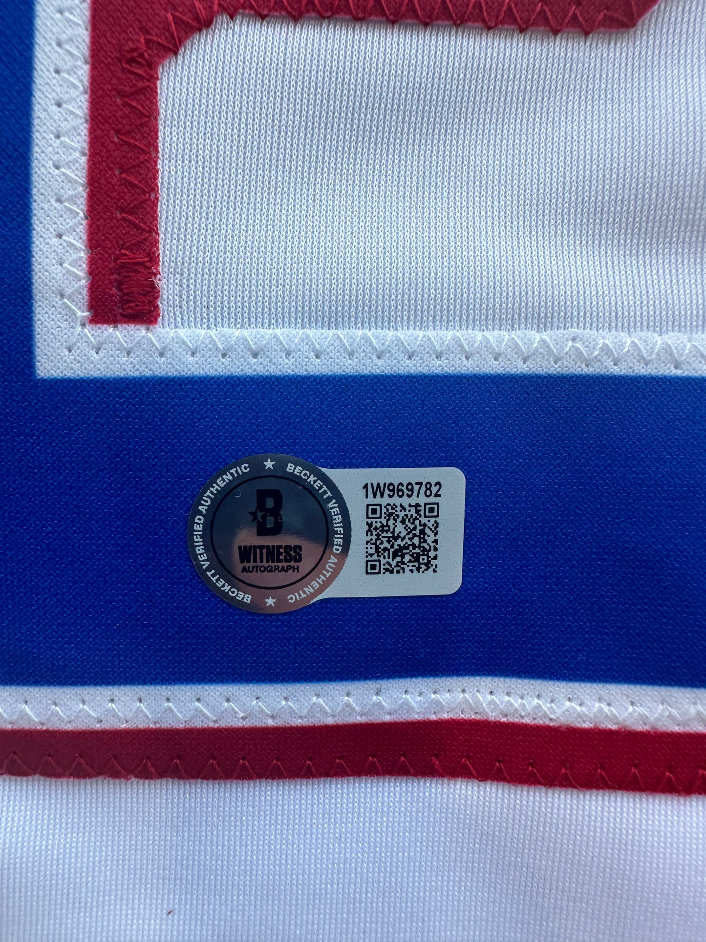 EZEQUIEL DURAN TEXAS RANGERS SIGNED White JERSEY XL BAS COA