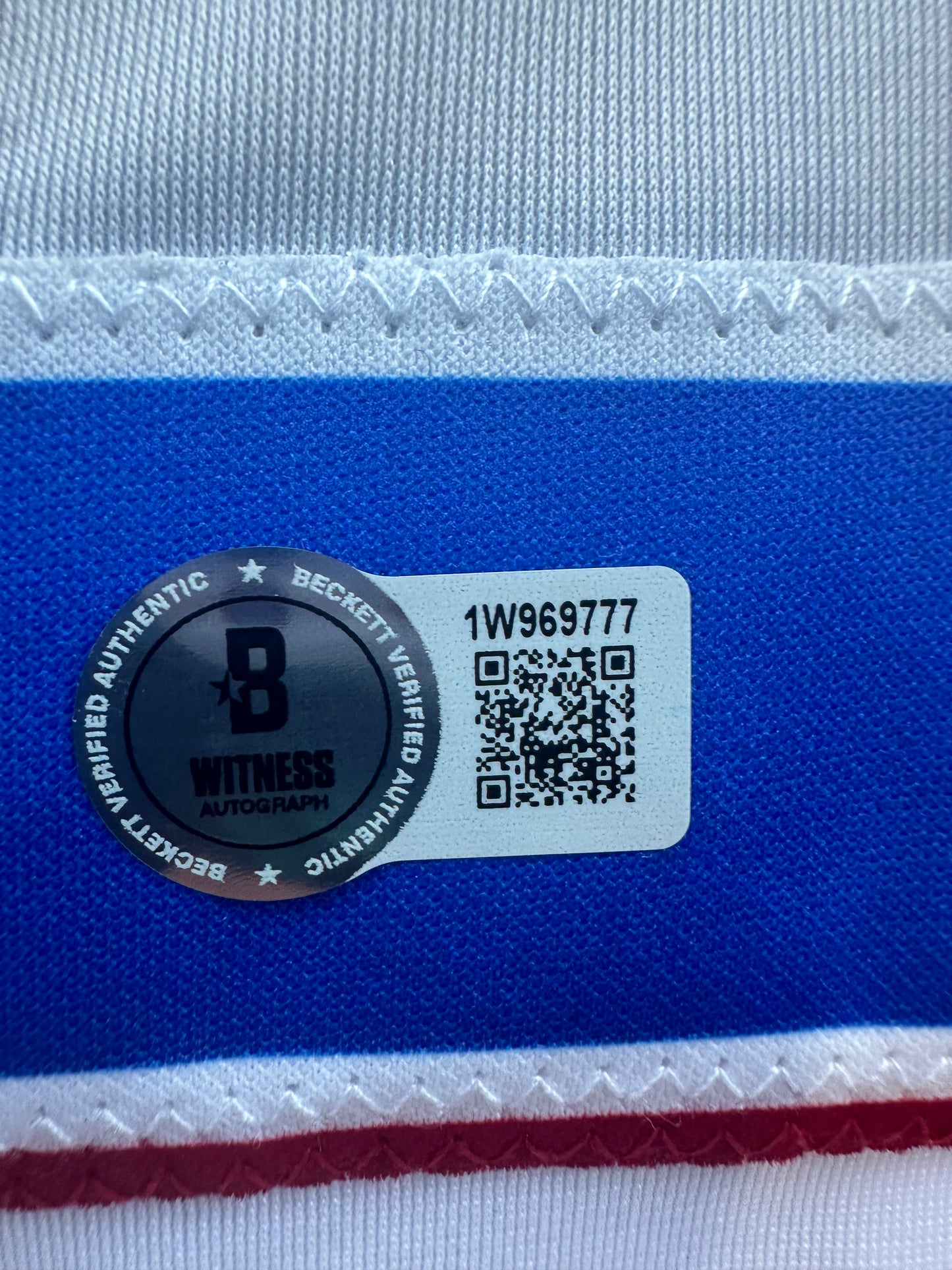 EZEQUIEL DURAN TEXAS RANGERS SIGNED White JERSEY XL BAS COA