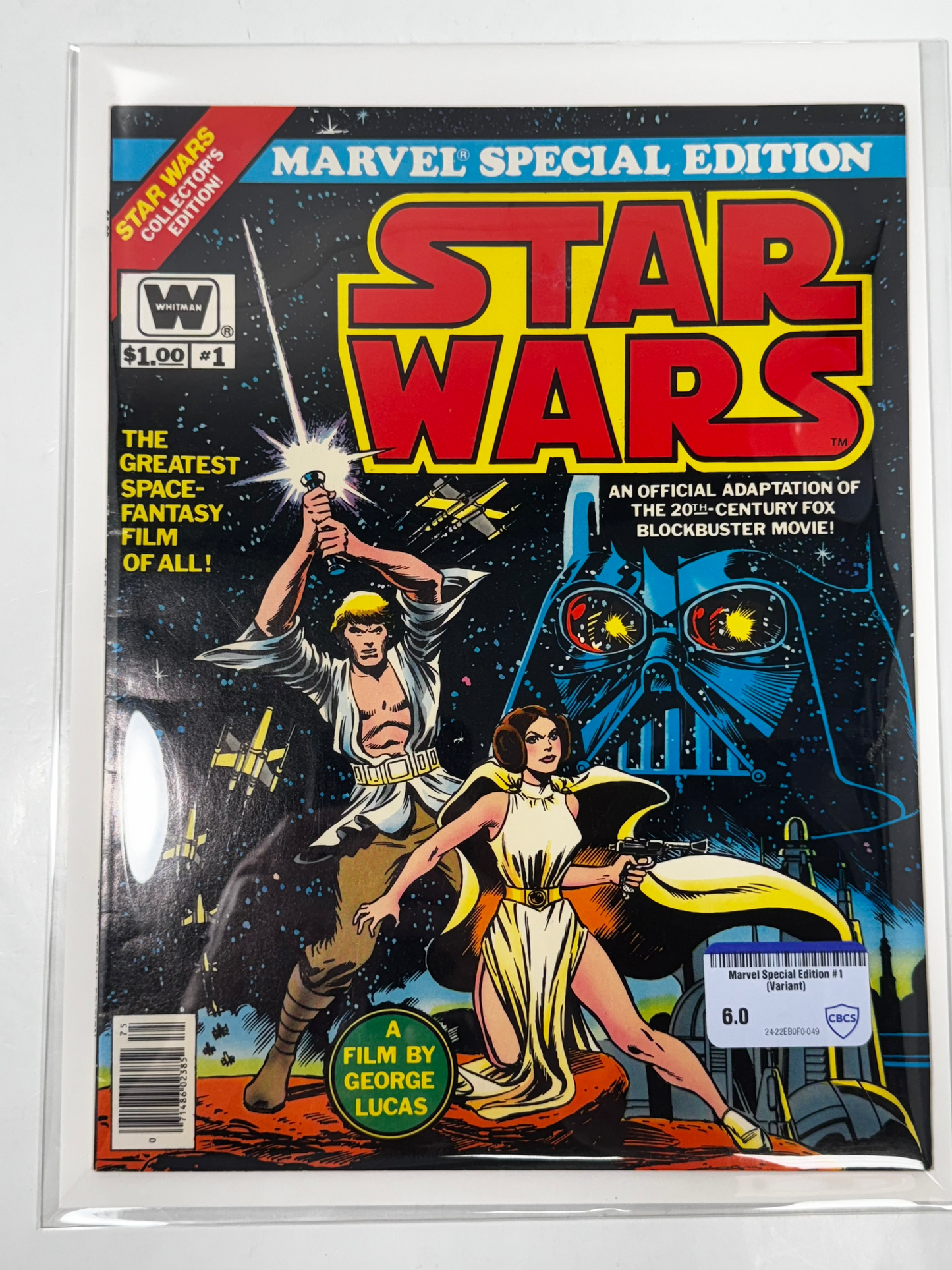 Star Wars Special Edition #1 CBCS 6.0 (Whitman Variant - 1977)