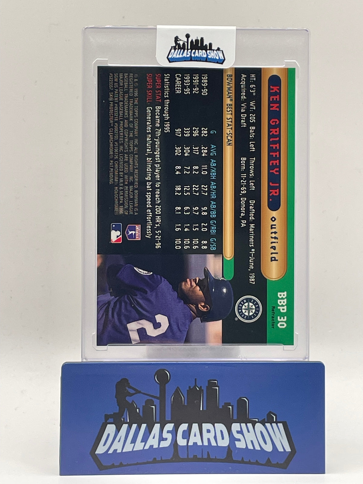 1996 Bowman's Best #BBP-30 Ken Griffey Jr. Refractor