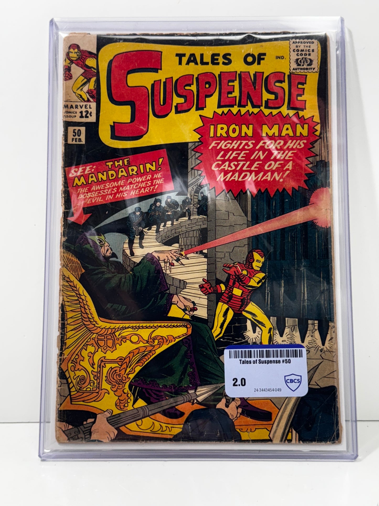 Tales of Suspense #50 CBCS 2.0 (Iron Man + 1st Appearance of The Mandarin - 1964)