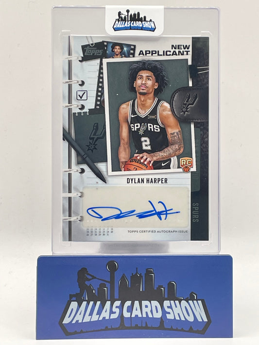 2025-26 Topps #NA-DH Dylan Harper New Applicant Rookie Autograph RC