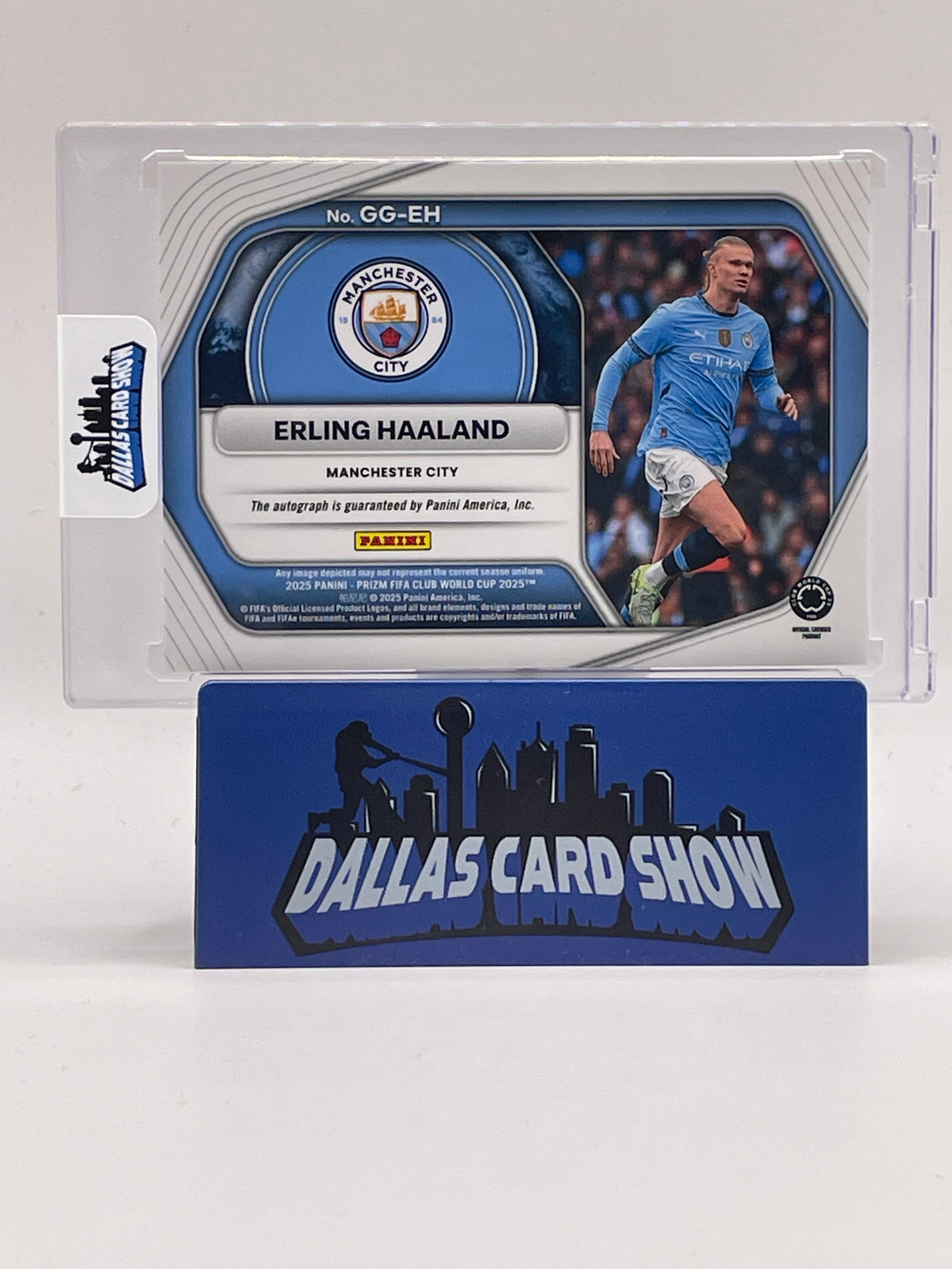 2025 Panini Prizm World Cup #GG-EH Erling Haaland Global Graphs Autograph