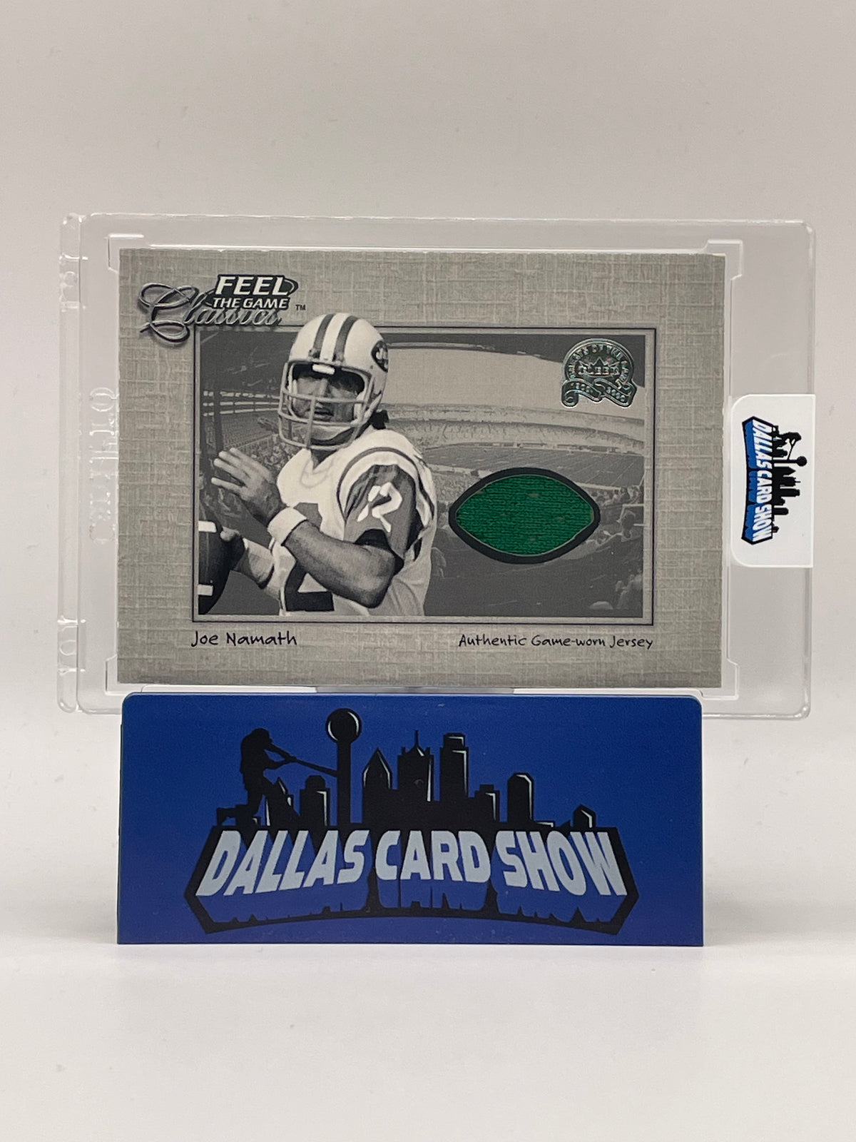 2000 Fleer Greats of The Greats Joe Namath Feel The Game Classics Relic