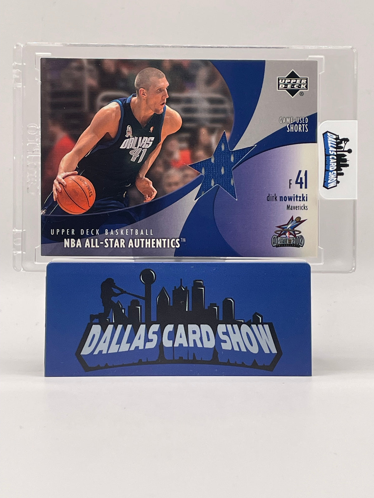 2002 Upper Deck #DN-AS Dirk Nowitzki NBA All-Star Authentics Relic