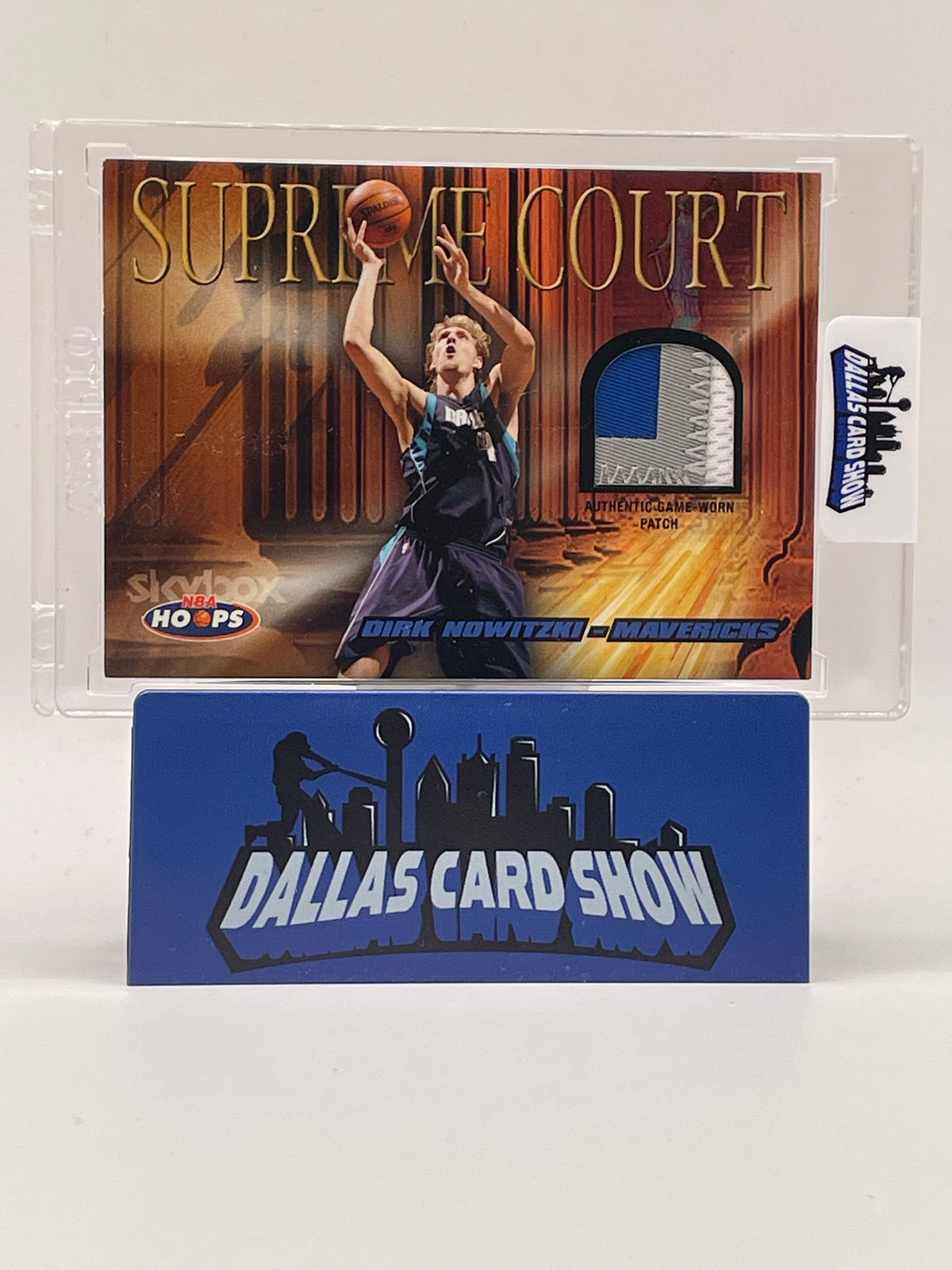 2005 Fleer Hoops #SC/DN Dirk Nowitzki Supreme Court Relic /25