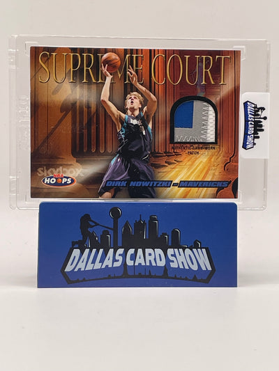 2005 Fleer Hoops #SC/DN Dirk Nowitzki Supreme Court Relic /25