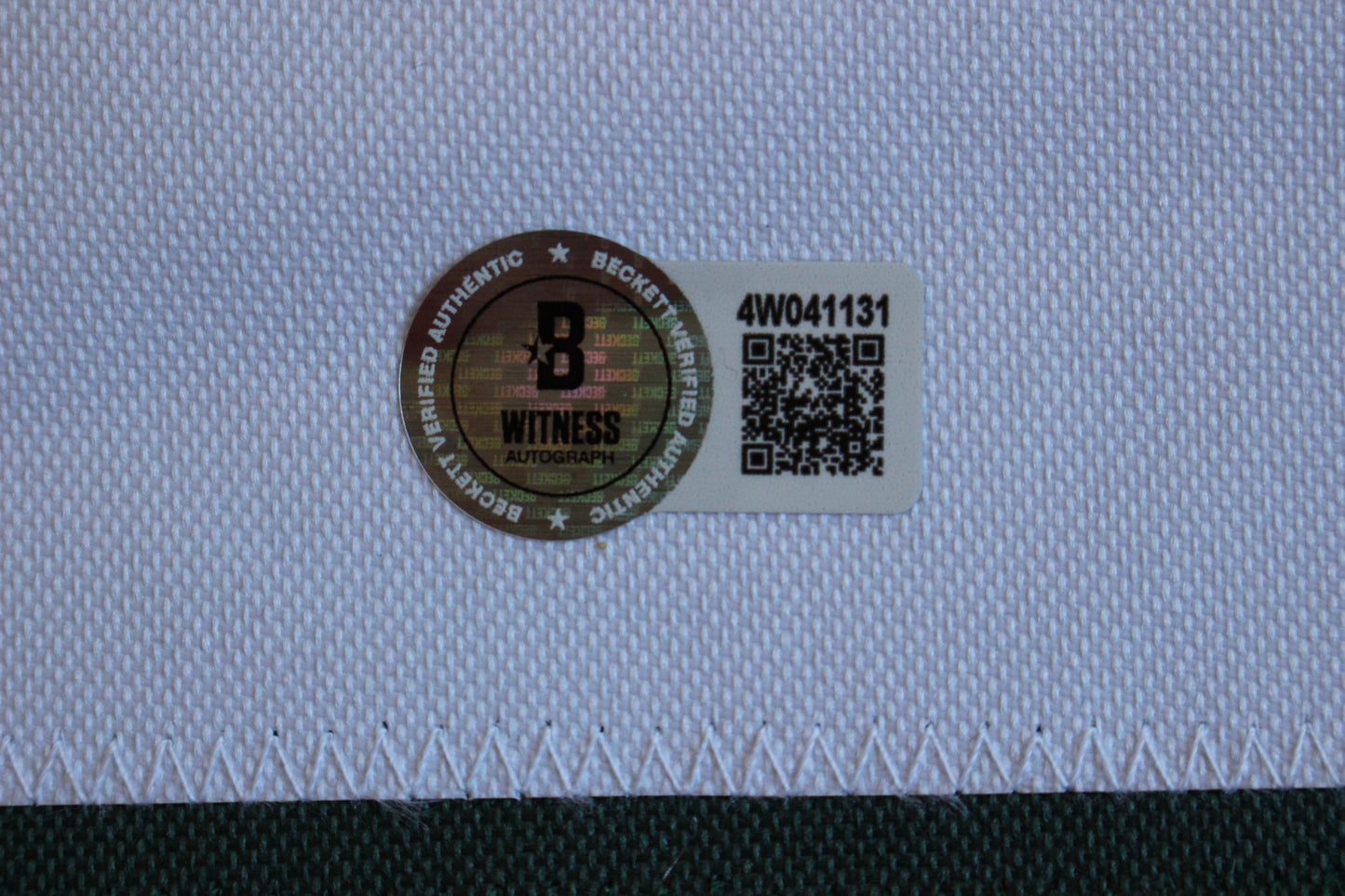 JIMMY JOHNSON SIGNED STAT FOOTBALL JERSEY MIAMI HURRICANES Cowboys BAS COA