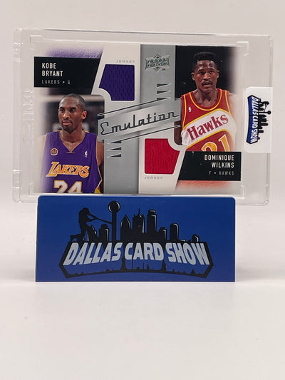 2008-09 Upper Deck #E-BW Kobe Bryant/Dominique Wilkins Emulation Relic