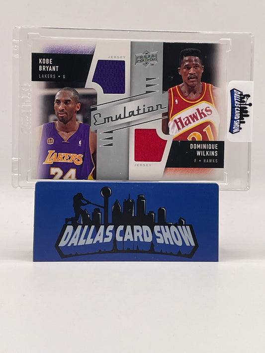2008-09 Upper Deck #E-BW Kobe Bryant/Dominique Wilkins Emulation Relic