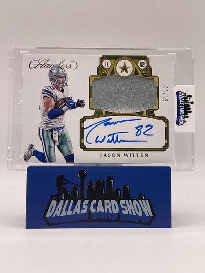 2017 Panini Flawless #PA-JA Jason Witten Patch Autograph /15