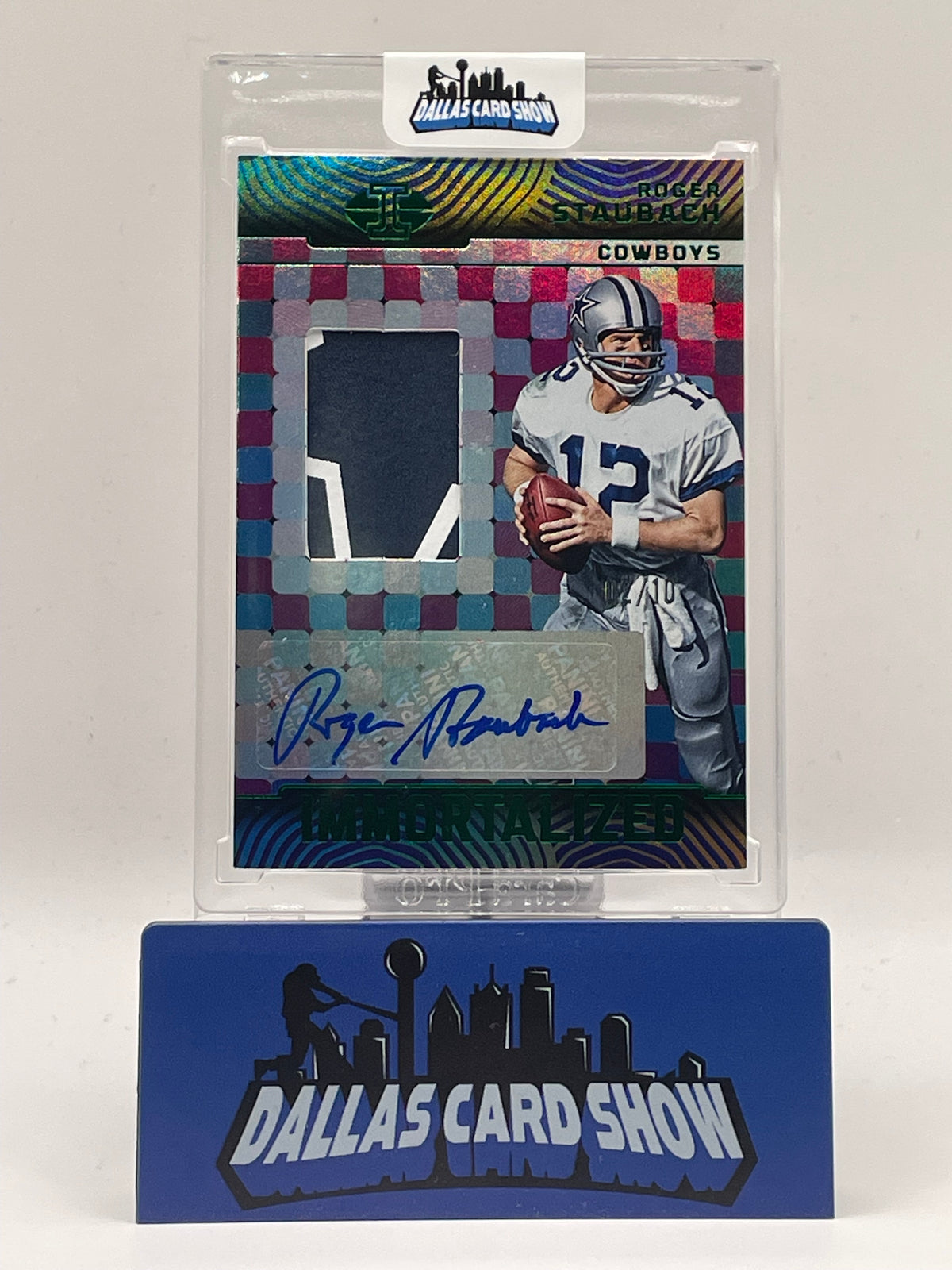 2024 Panini Illusions #IJA-RSH Roger Staubach Immortalized Patch Autograph /10