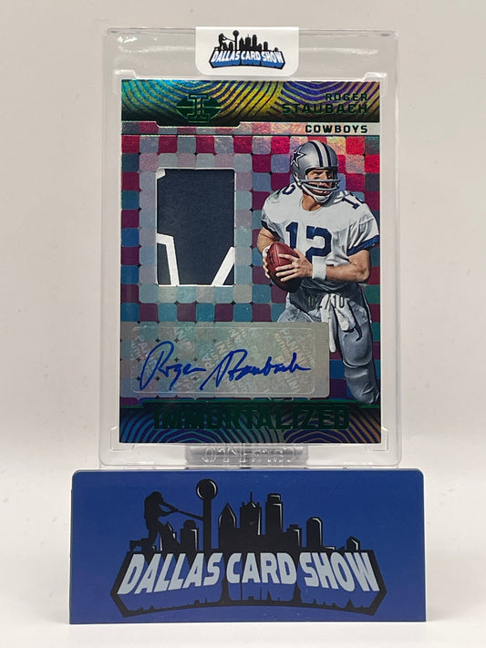 2024 Panini Illusions #IJA-RSH Roger Staubach Immortalized Patch Autograph /10