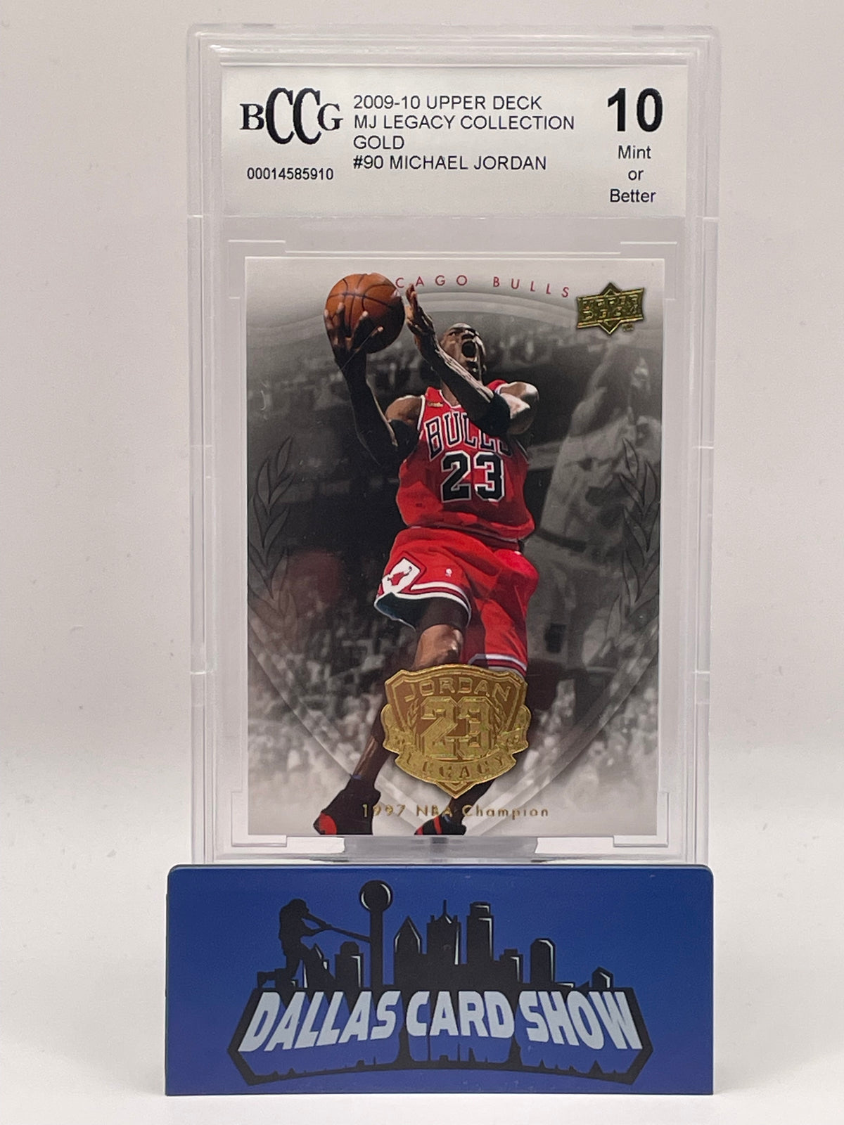 2009-10 Upper Deck #90 Michael Jordan MJ Legacy Collection Gold BCCG 10