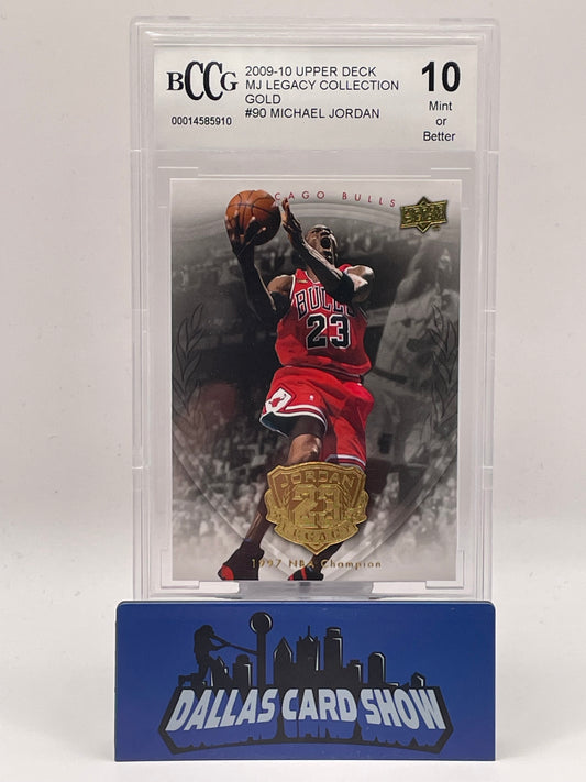 2009-10 Upper Deck #90 Michael Jordan MJ Legacy Collection Gold BCCG 10